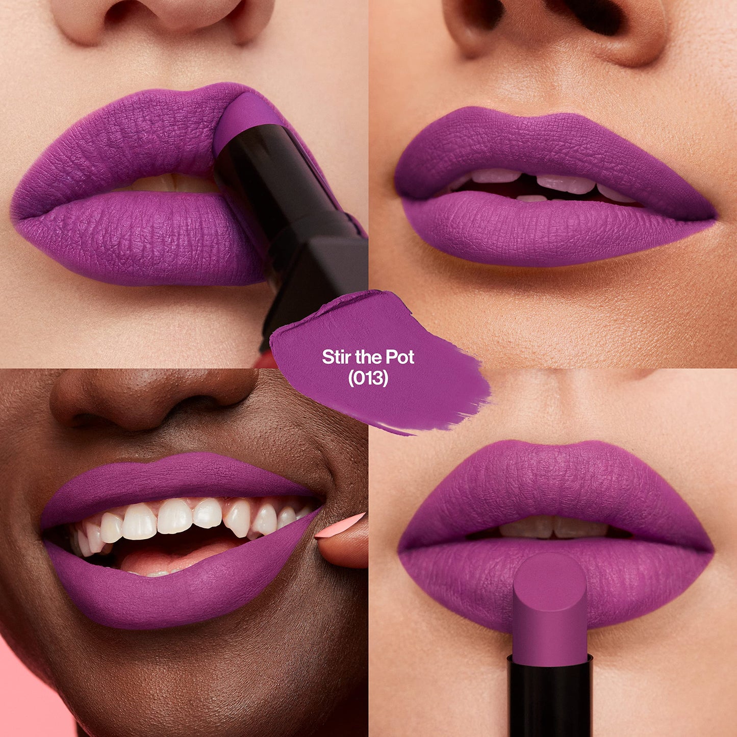 Revlon Lipstick, ColorStay Suede Ink, Built-in Primer, Infused with Vitamin E, Waterproof, Smudge-proof, Matte Color, 013 Stir The Pot, 0.09 oz