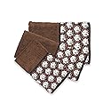 Popular Bath Orb/Brown Sinatra Bath Decor Accessories, Premium, Durable, Acrylic Resin, Eco-Friendly 3-Piece Bath Towel Set