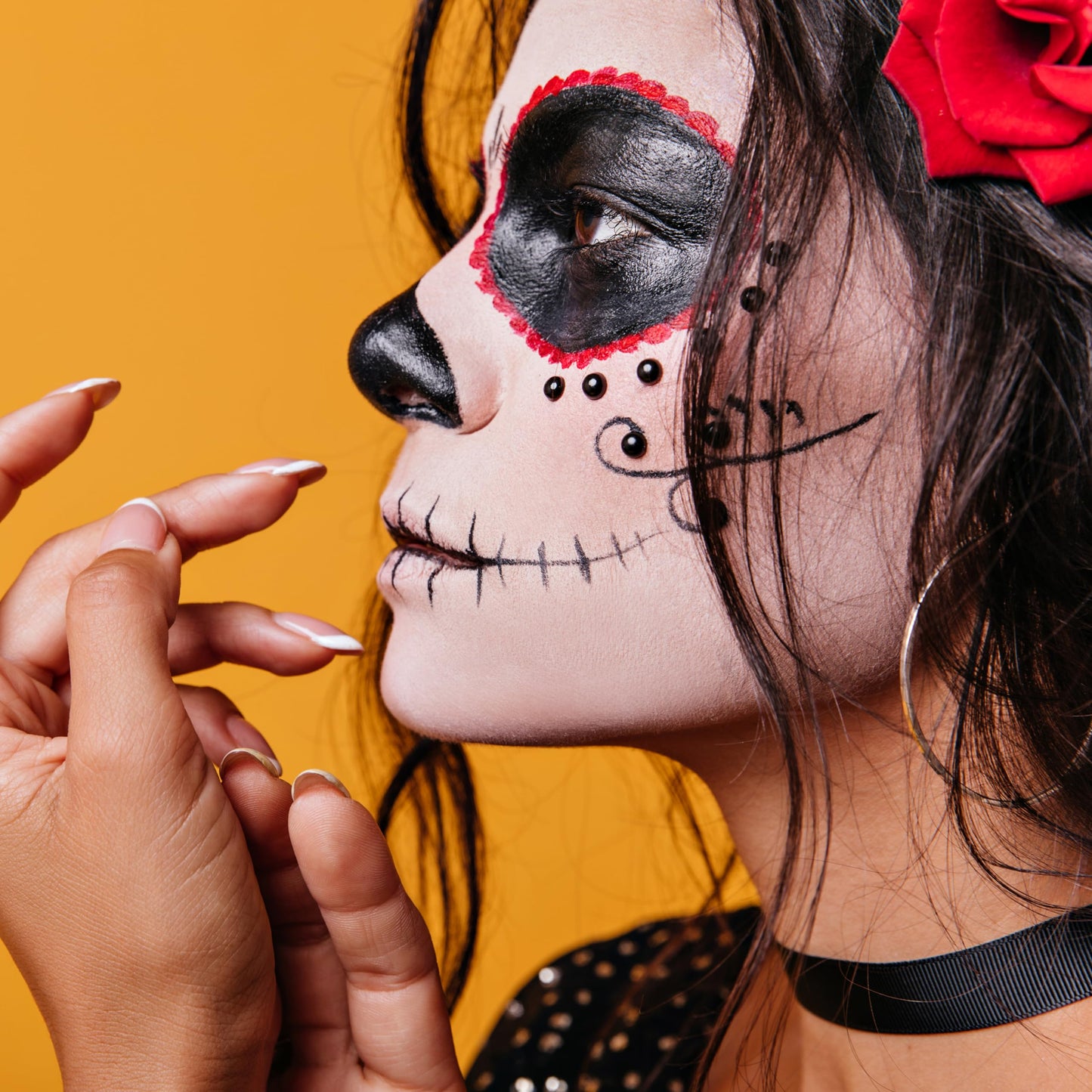 Spooktacular Creations Halloween Makeup Palette 3 Colors Face Body Paint for Adult SFX Zombie Skeleton Cosplay with Painting Brush Cosplay Party Dress