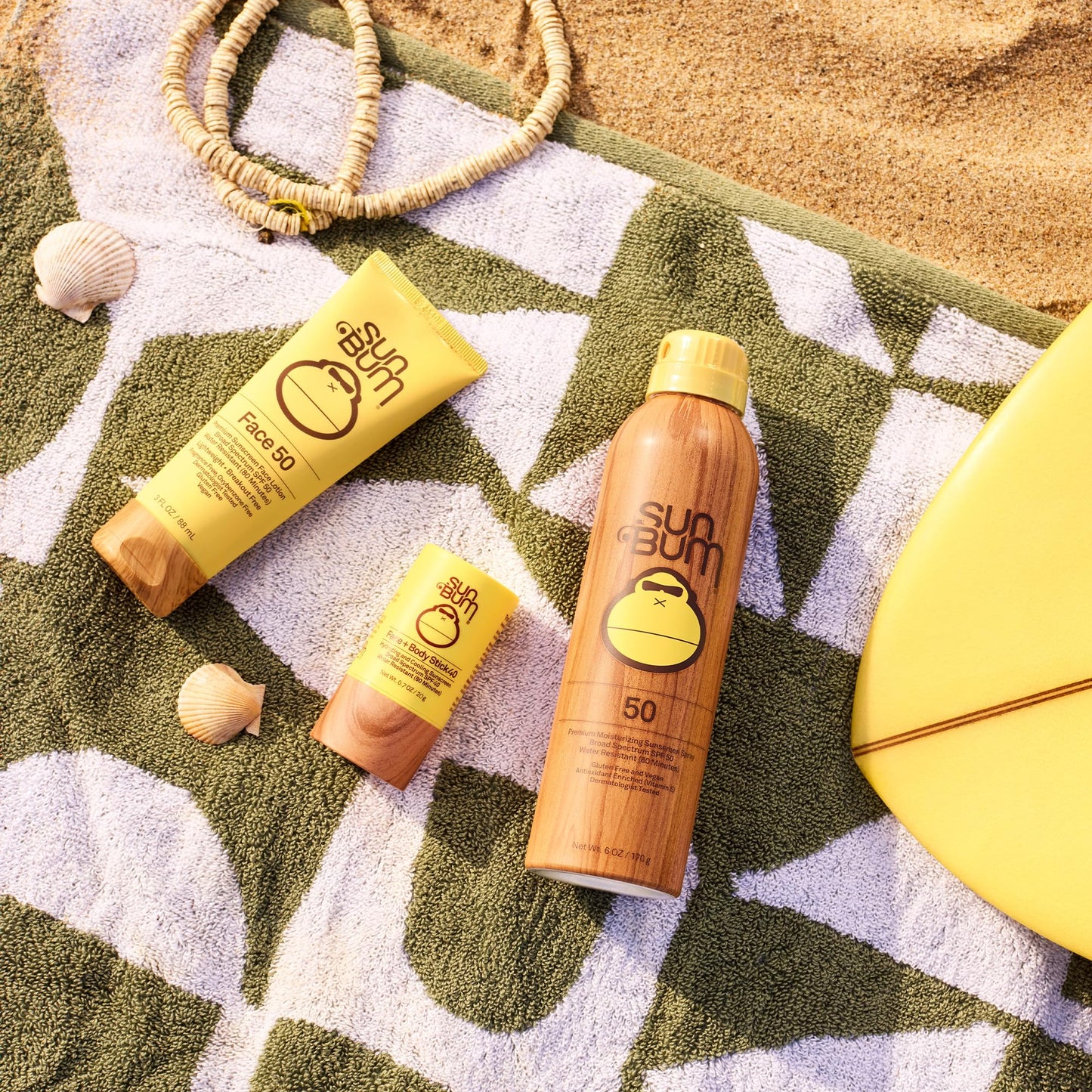 Sun Bum Original SPF 40 Cooling Face and Body Sunscreen Stick - Water resistant Broad Spectrum Facial Sunscreen - Hawaii 104 Act Compliant (Made