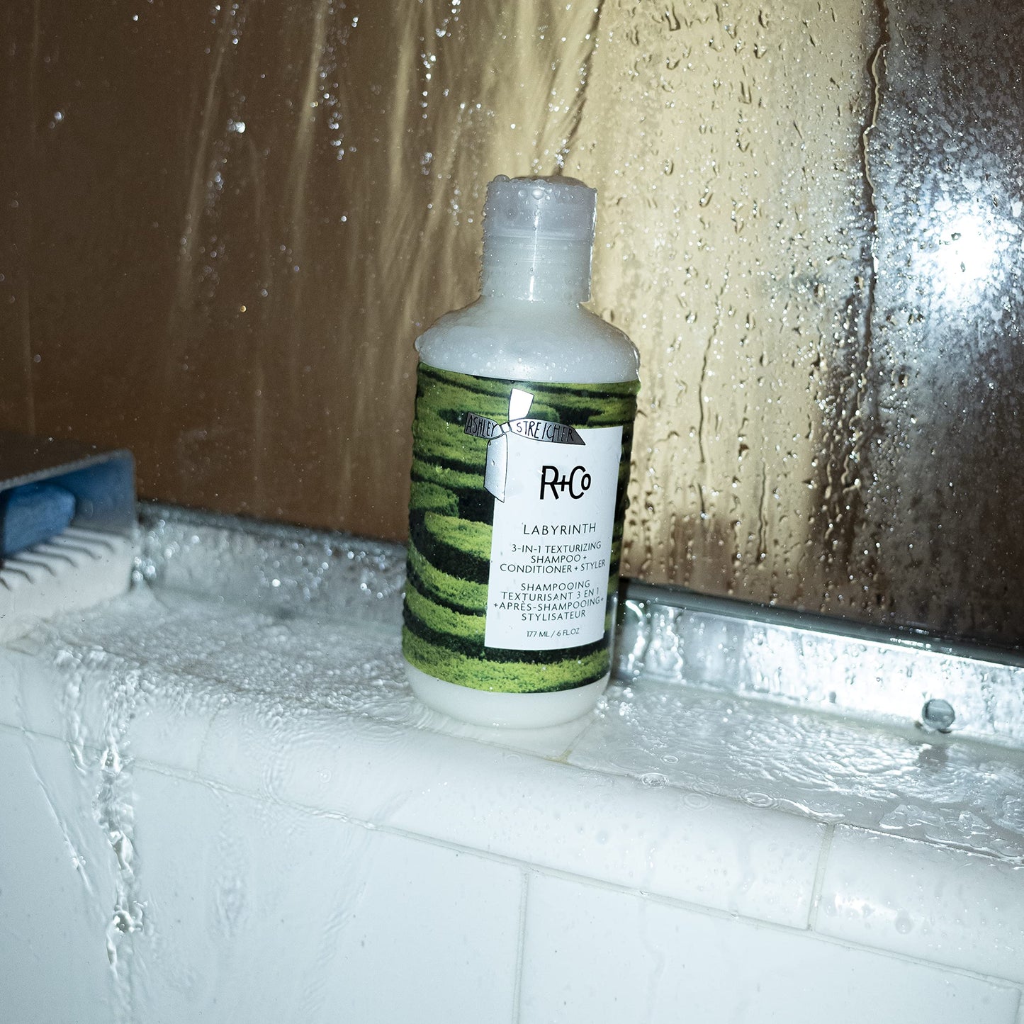 R+Co Labyrinth 3-in-1 Texturizing Shampoo, Conditioner & Styler - Cleanses, Adds Texture, Volume & Hydration - Builds Touchable, Piecey Volume for All