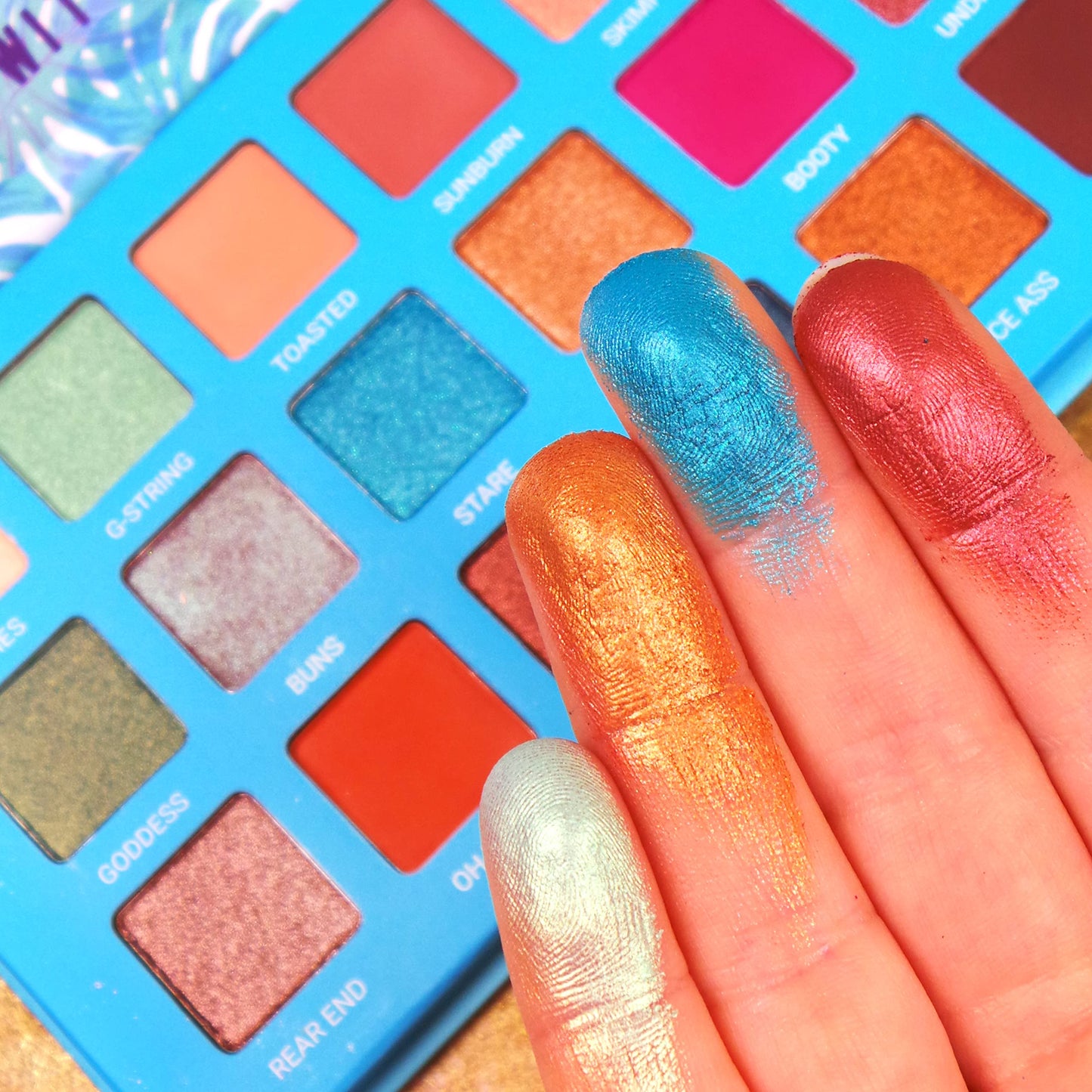 Rude Cosmetics Bikini Bottom 18 Eye Shadow for Women - 0.63 oz Eye Shadow