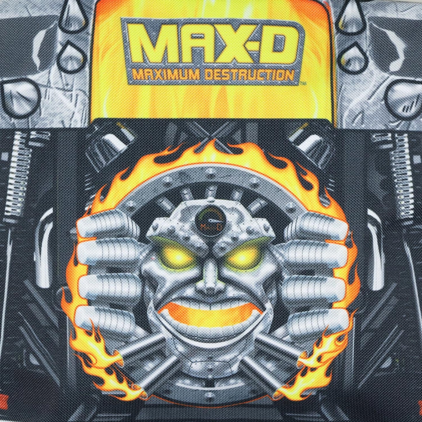 INTIMO Monster Jam Backpack Max-D Maximum Destruction 3D Monster Truck Kids School Book Bag with Laptop Tech Sleeve