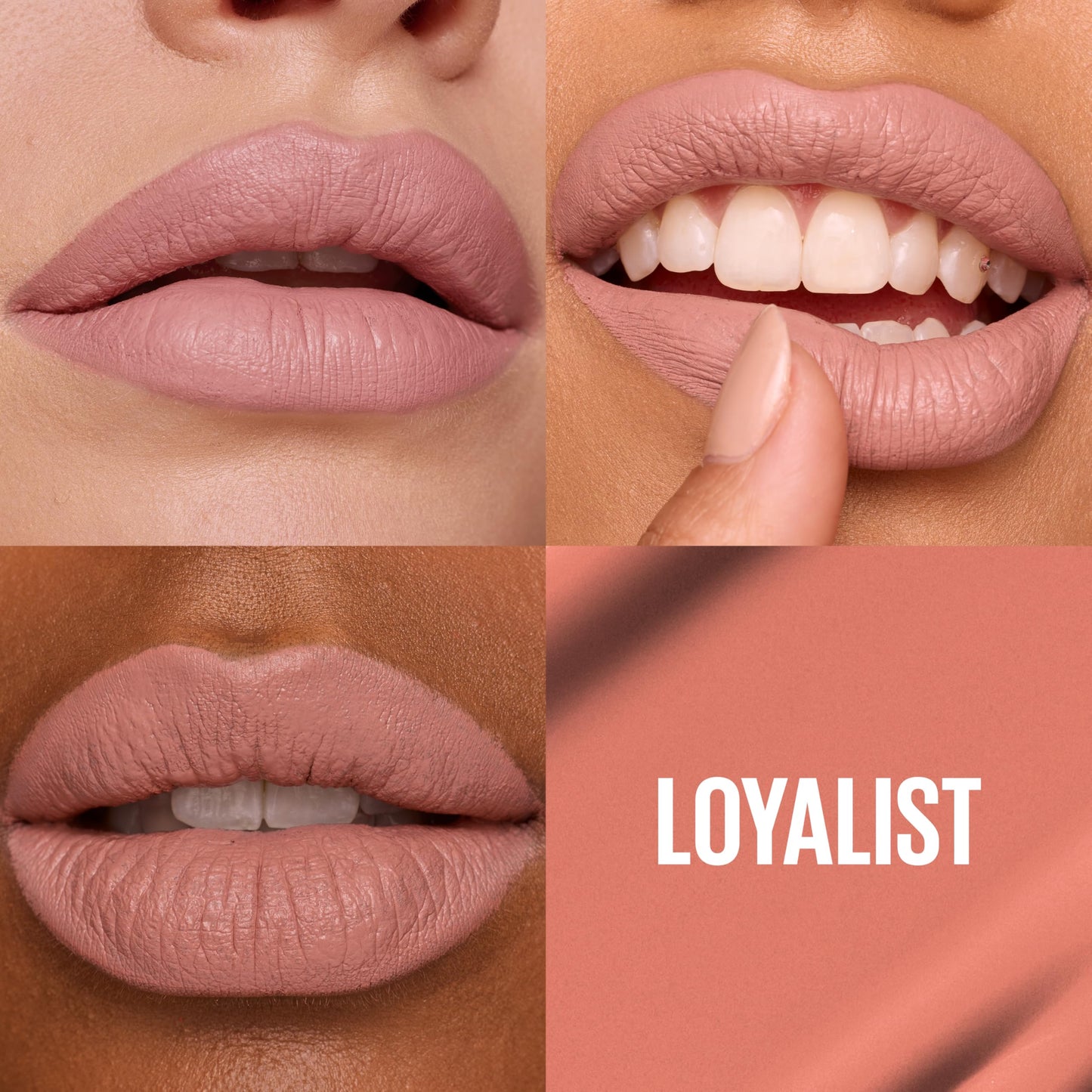 Maybelline Super Stay Matte Ink Liquid Lipstick Makeup, Long Lasting High Impact Color, Up to 16H Wear, Loyalist, Light Pink Beige, 1 Count, Packaging
