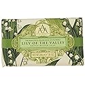 AAA Floral - Triple-Milled Luxury Soap Bar - Lily of the Valley - 200 g / 7.05 oz (SLS and Paraben Free)