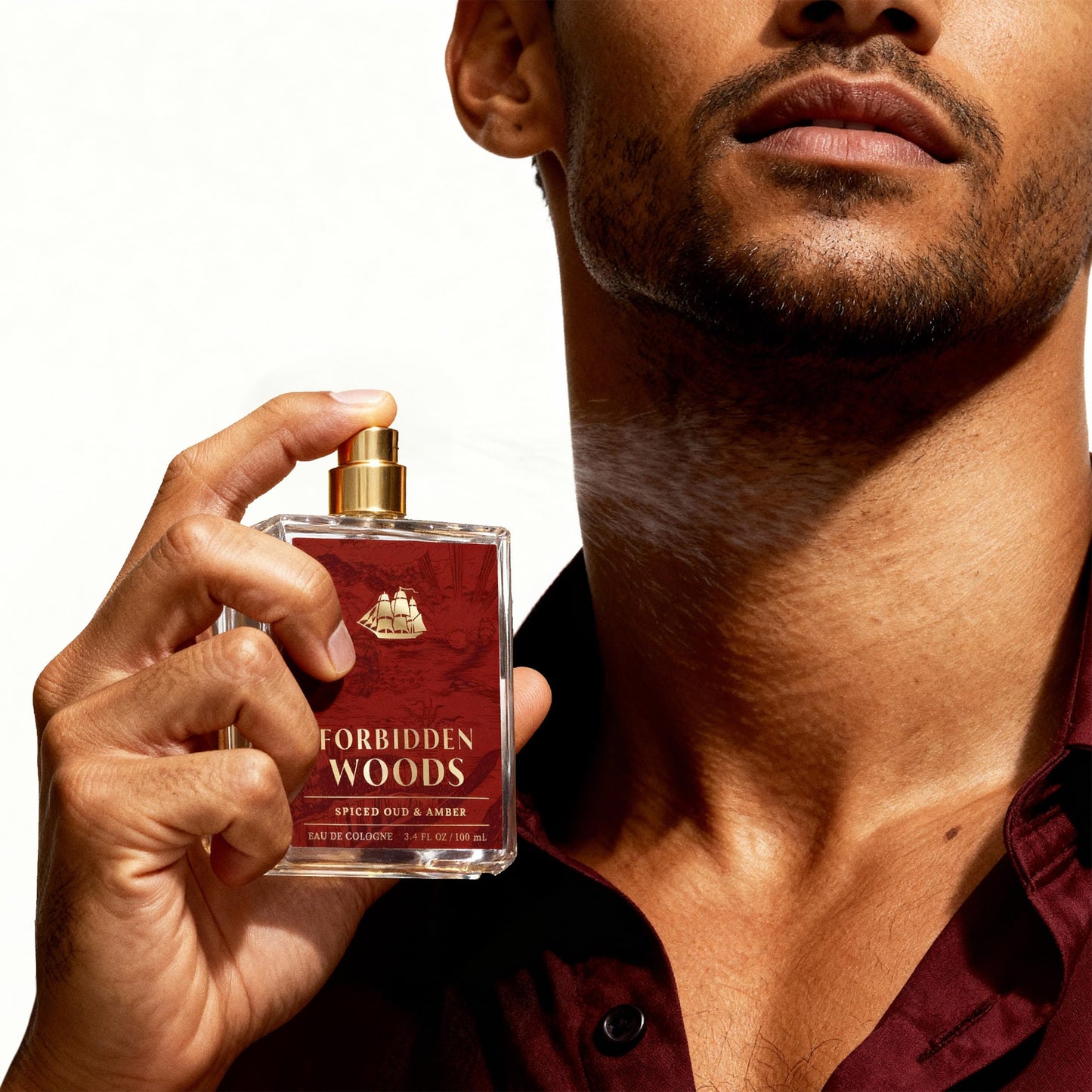 Old Spice Cologne for Men, Premium & Pairable Fragrance Spray, Forbidden Woods with Spiced Oud + Amber Signature Scent, Masculine & Sophisticated