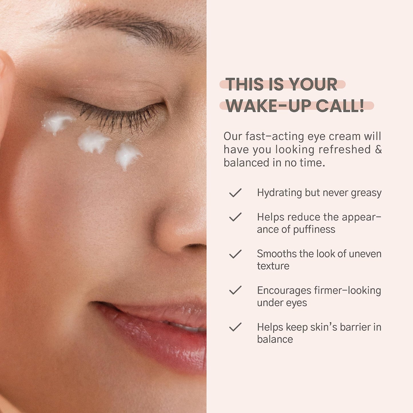 Karuna - Wake Up Eye Cream with Coffee Cherry & Tri-Peptides, Caffeine Eye Cream, Under Eye Brightener, Anti Aging Serum, Moisturizer for Puffiness