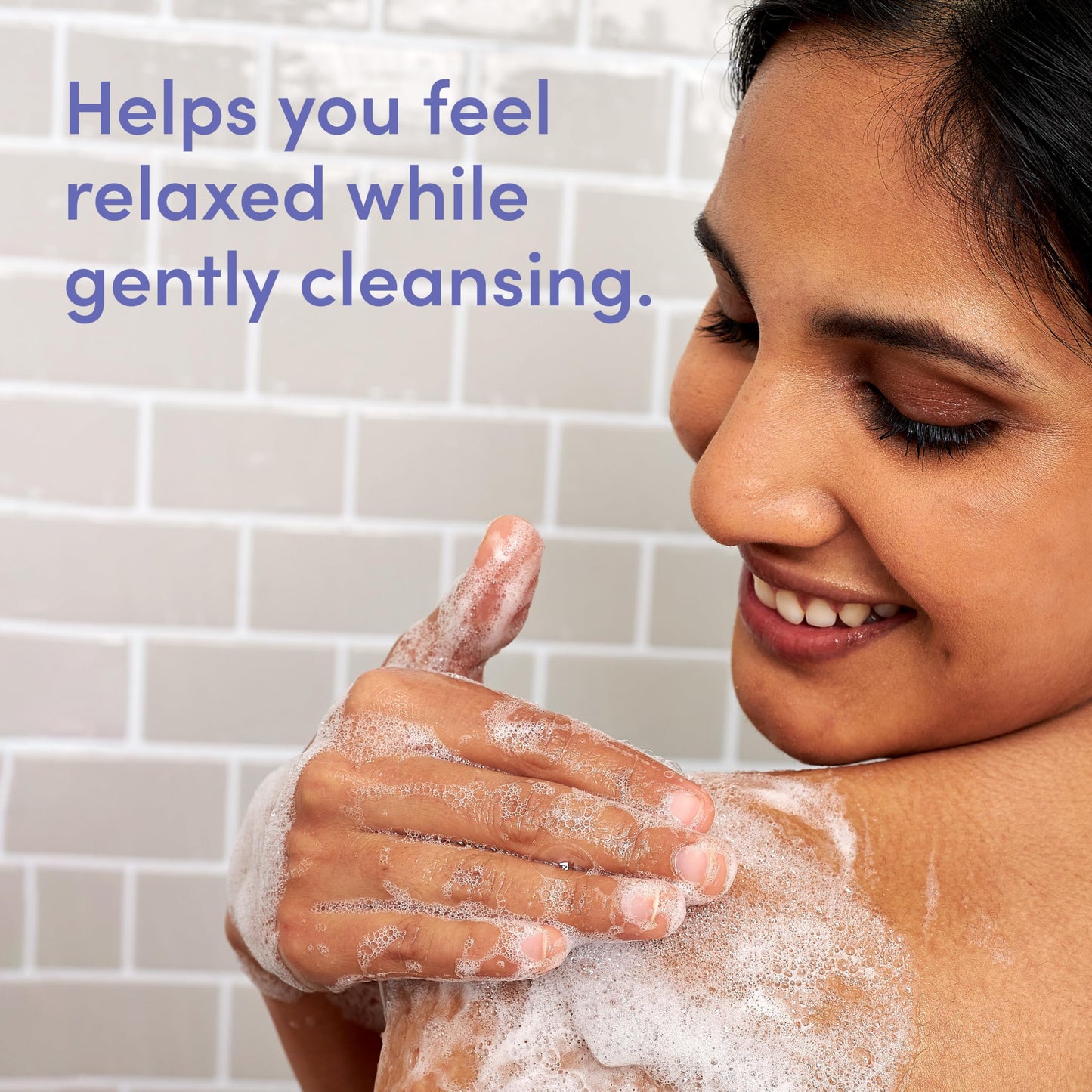 Aveeno Stress Relief Body Wash with Nourishing Oat & Lavender Scent for Sensitive Skin, Gently Cleanses & Helps You Feel Calm & Relaxed in the Shower