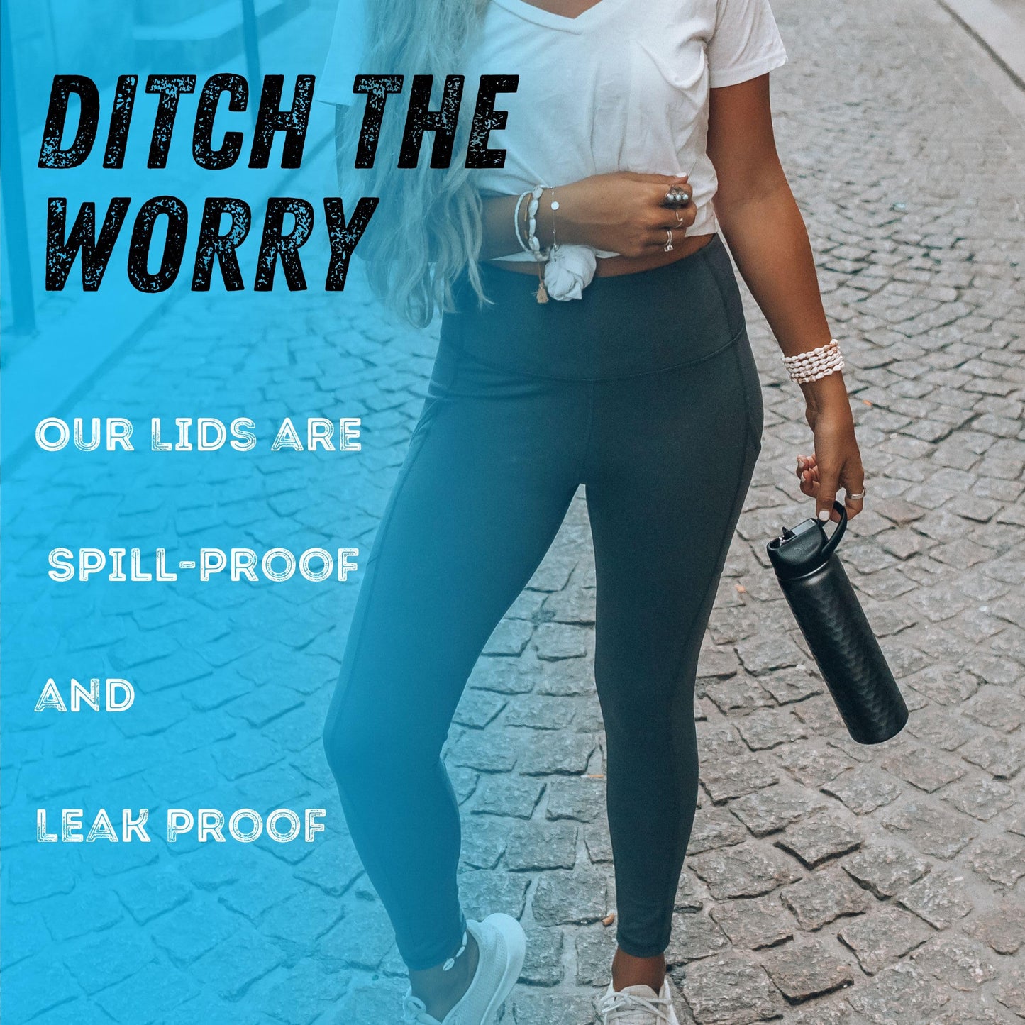 Seriously Ice Cold SIC 27oz Insulated Water Bottle Thermos, Premium Triple Layer Vacuum Stainless Steel, BPA Free Wide Mouth Lid with Carabiner Clip