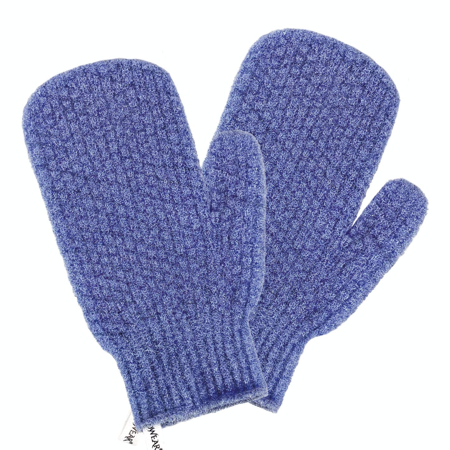 Evridwear Shower Exfoliating Mitts, Deep Cleanse Bathing Scrub Gloves Self Tan Scrubber Mitten Dead Skin Remover for Men and Women,1 Pair Heavy