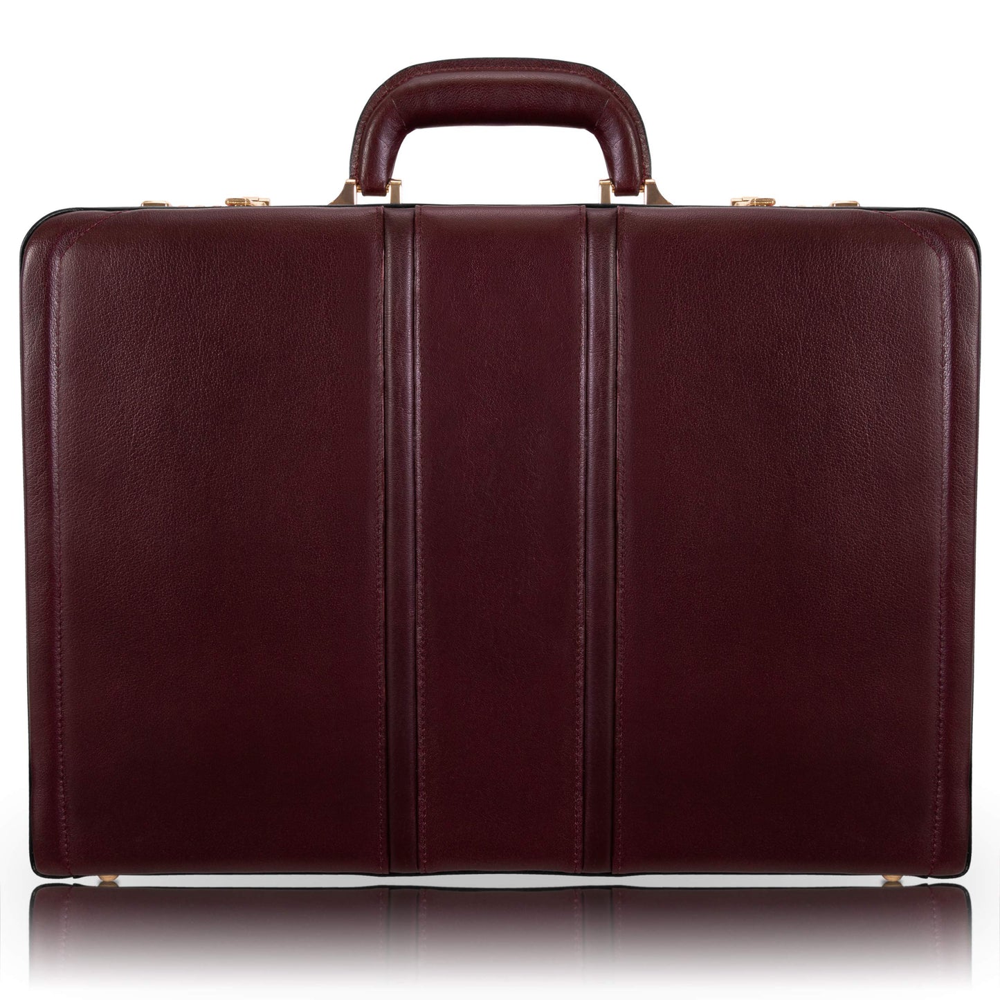 McKlein Coughlin, Leather 4.5" Expandable Laptop/Computer & Tablet Business Briefcase Attaché Bag, Men Women Laptop Briefcase, Laptop Compartment bag