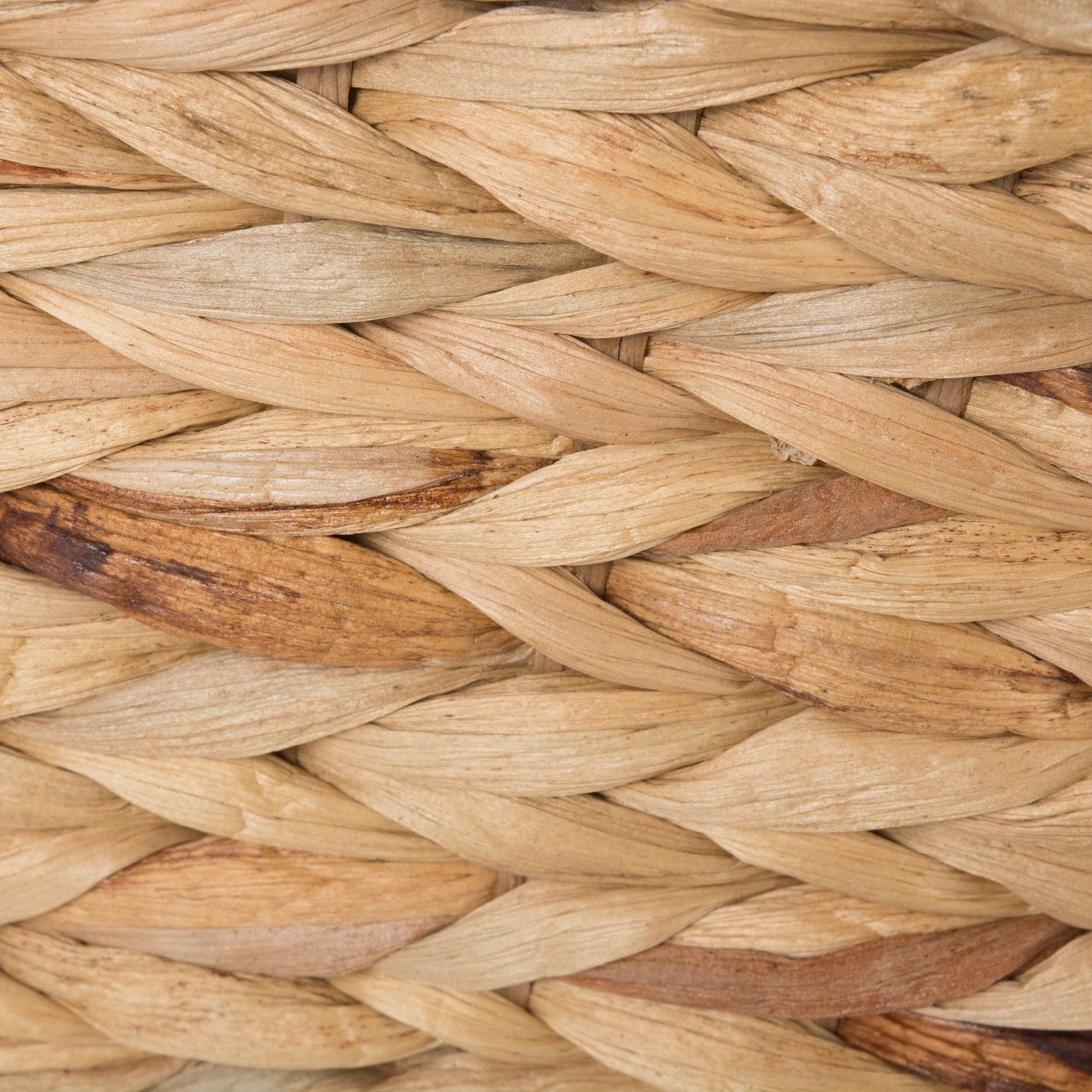 DII Hyacinth Collection Storage Baskets, Medium Set (11x9x7"), Natural, 2 Piece