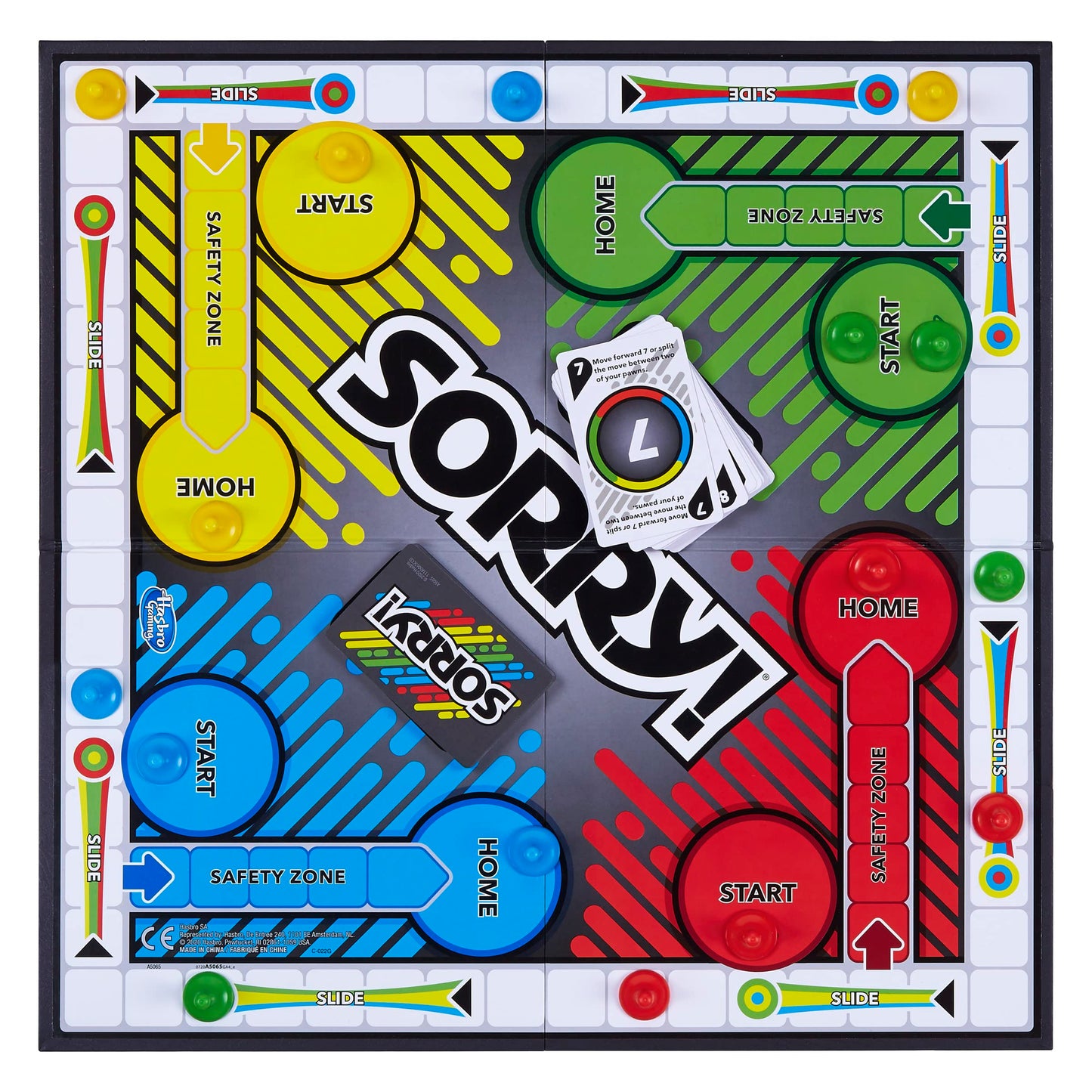 Sorry! Kids Board Game, Family Board Games for Kids and Adults, 2 to 4 Players, Family Games, Kids Games, Ages 6 and Up