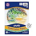 UCreate Watercolor Paper, White, Package, 140 lb., 9" x 12", 50 Sheets