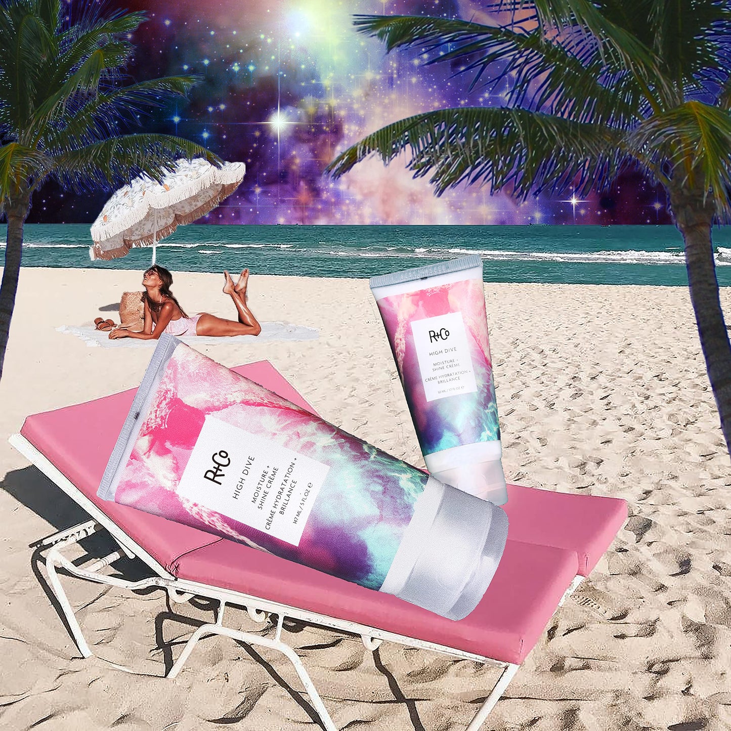 R+Co High Dive Moisture + Shine Crème Deluxe | Deep Hydration + Softens + Eliminates Frizz | Vegan + Cruelty-Free | 0.5 Fl Oz