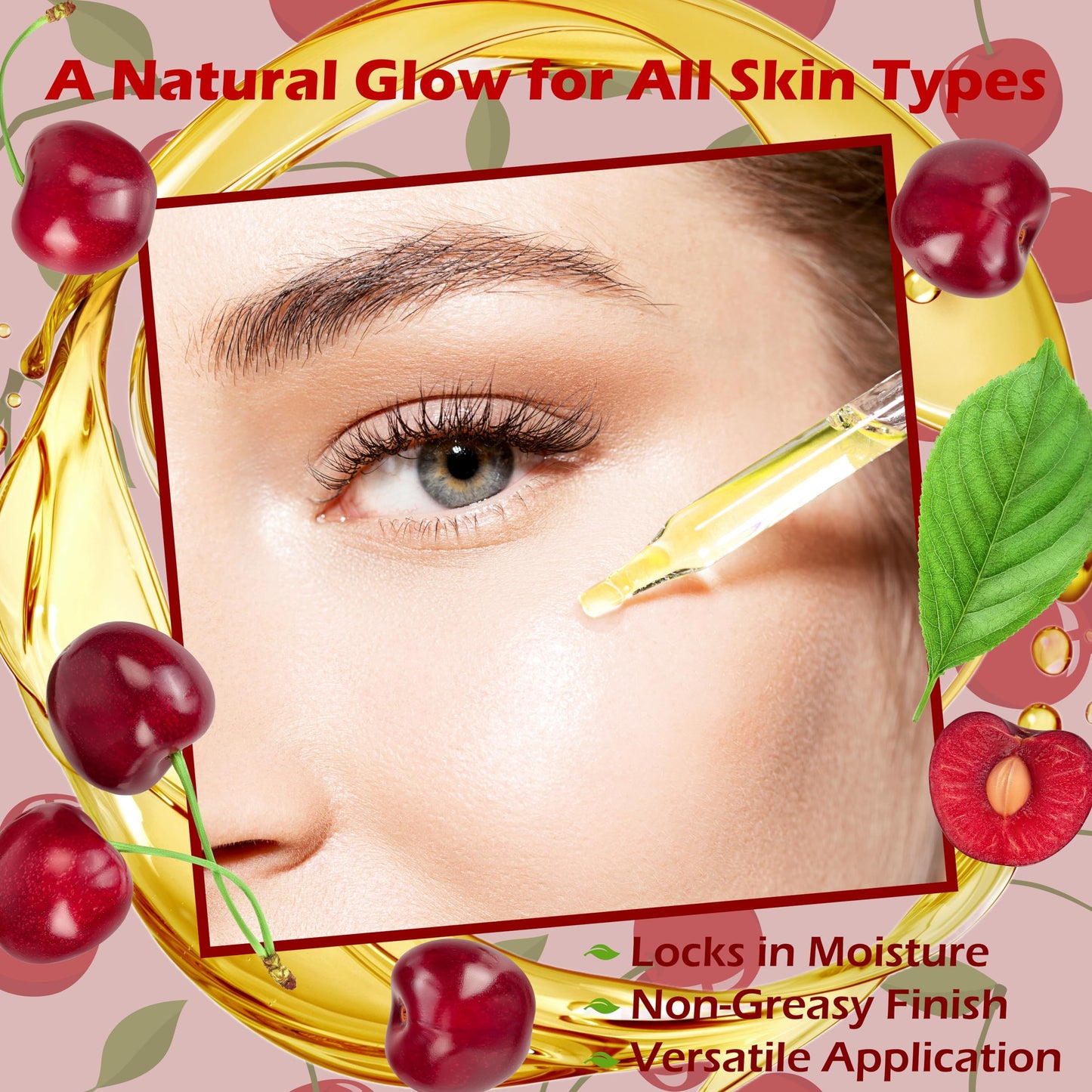 Plant Guru Cherry Kernel Oil 4 fl. oz. Cold Pressed 100% Pure & Natural Carrier - Skin, Face, Body & Hair Growth Moisturizer. Great for DIY Creams Beauty & Personal Care Plant Guru