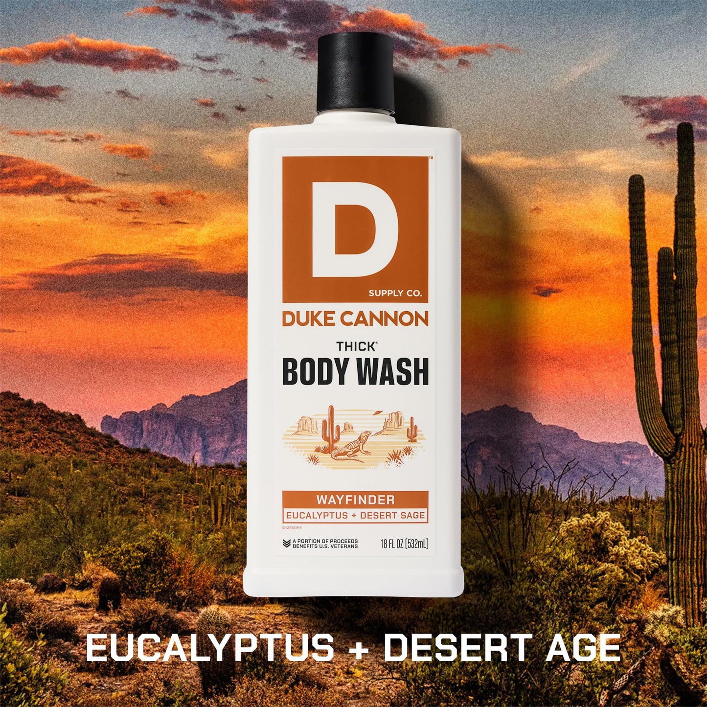 Duke Cannon Supply Co. Thick High Viscosity Body Wash - 3X Thicker, Cleansing Shower and Bath Gel, Mineral-Enriched for Men - Shower Gel - Men’s Body