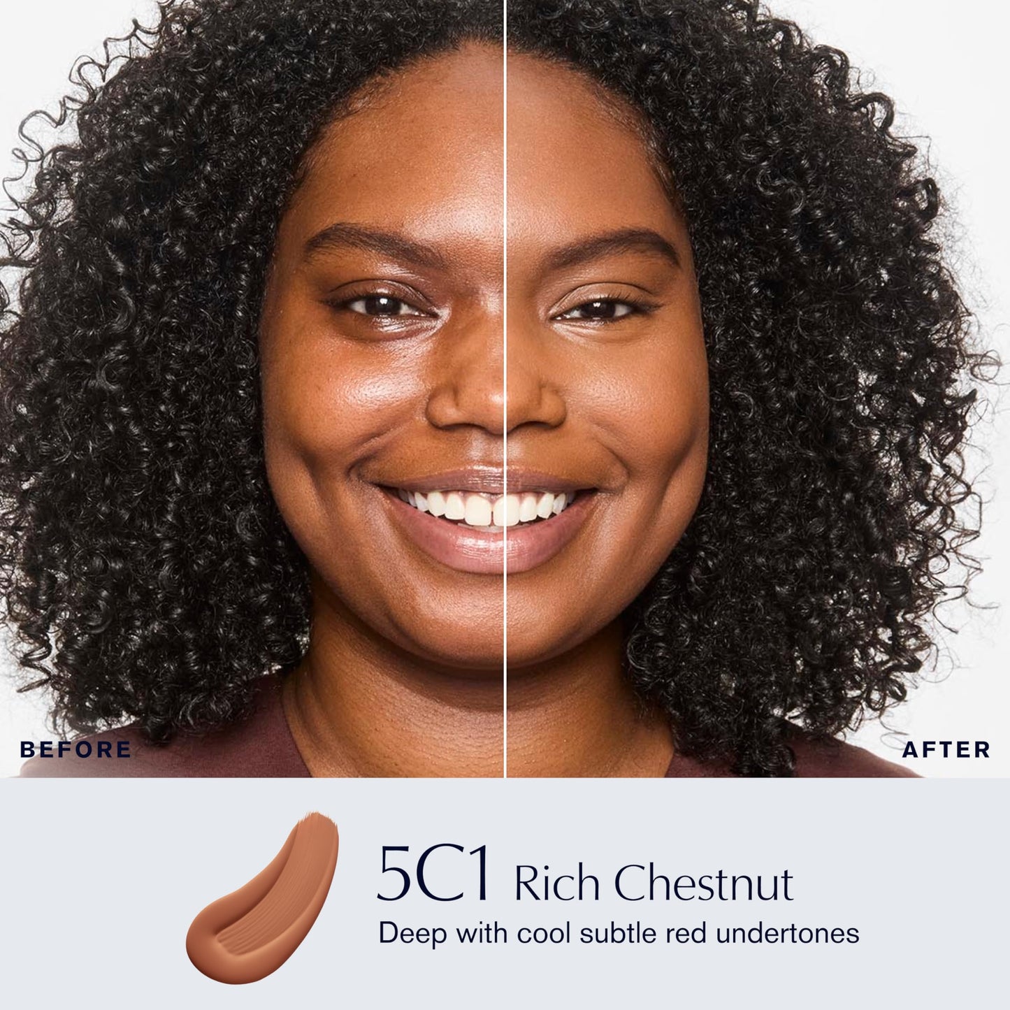 Estée Lauder Double Wear Stay-in-Place Foundation Makeup | 36-Hour Long-Wear Matte Foundation, 1 Fl Oz, 5C1 Rich Chestnut