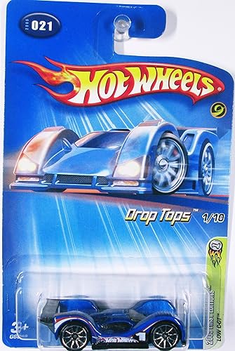 Mattel Hot Wheels 2005 First Editions 1:64 Scale Drop Tops Blue Low C-Gt Die Cast Car #021