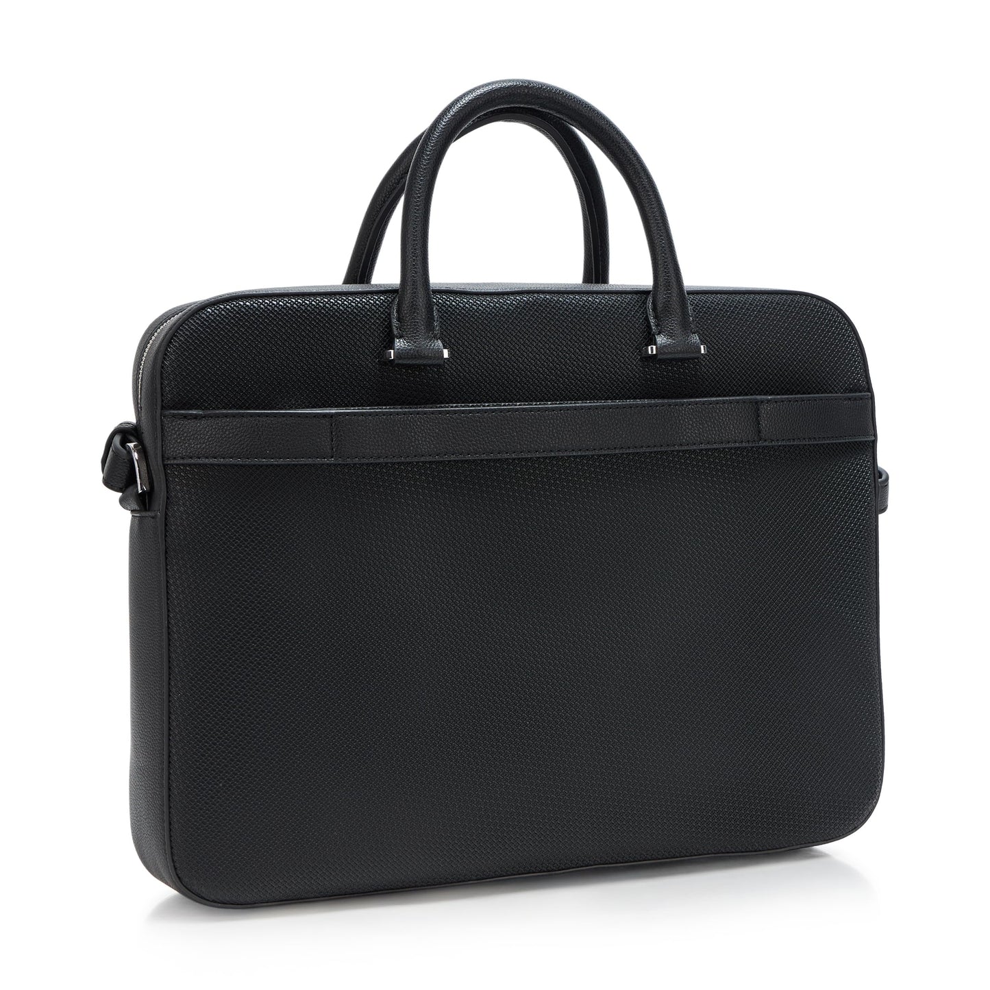 BOSS, Ray Friendly Leather Small Brief Case, Catfish Black, One Size