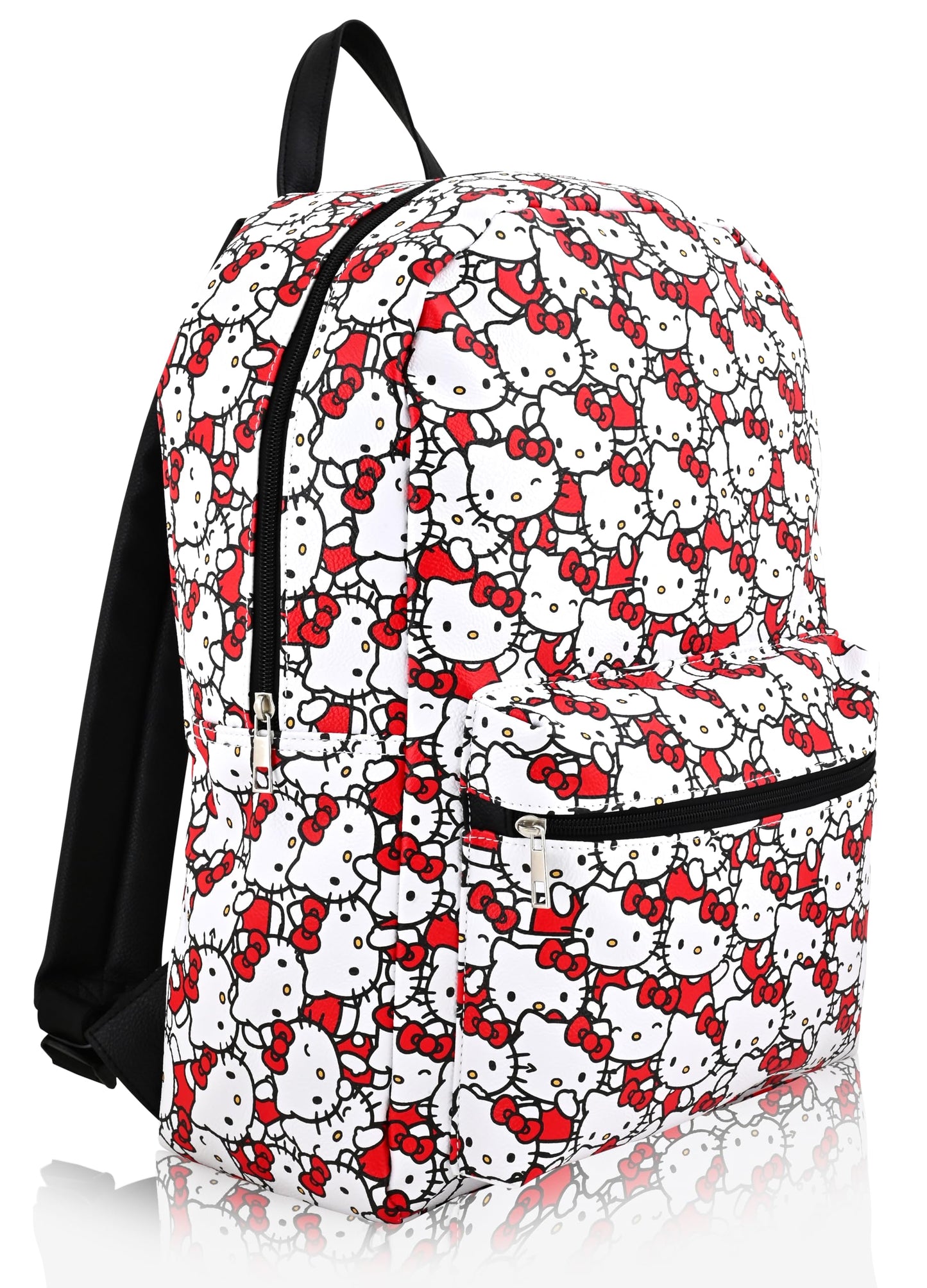 Sanrio Hello Kitty Backpack for Girls, Boys, Women, Men, Adults, Unisex | Cute PU Leather Large Travel Backpack Purse Shoulder Purse | Hello Kitty…