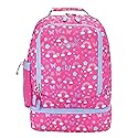 Bentgo Kids 2-in-1 Backpack & Insulated Lunch Bag - Durable 16” Backpack & Lunch Container in Unique Prints for School & Travel - Water Resistant, Padded & Large Compartments (Rainbows & Butterflies)