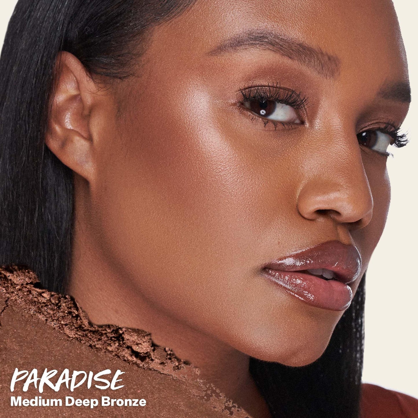 Kosas The Sun Show Glowy Warmth Baked Bronzer - Talc-Free Powder Bronzer for Face, Buildable Color, Natural Glow, Lightweight Finish, Paradise