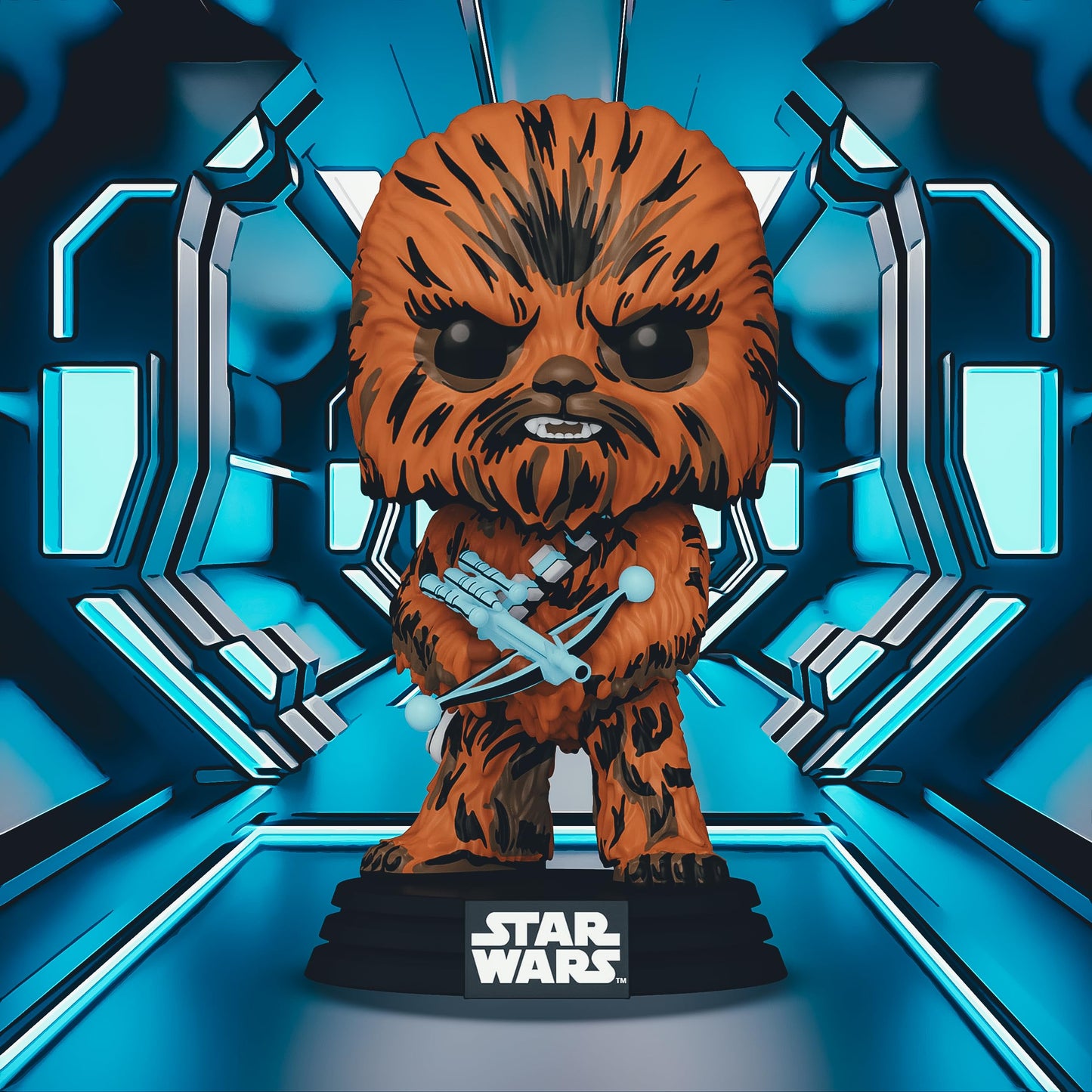 Funko Pop! Star Wars: Retro Series - Chewbacca, Special Edition Exclusive Vinyl Bobblehead #570