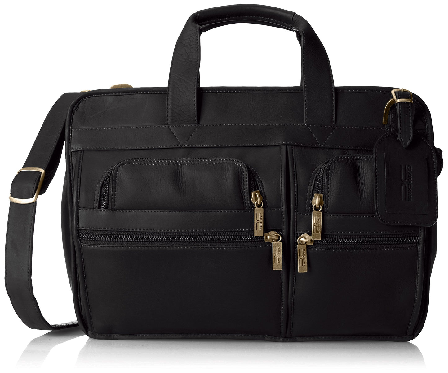 Claire Chase Slimline Executive Briefcase, Black, One Size