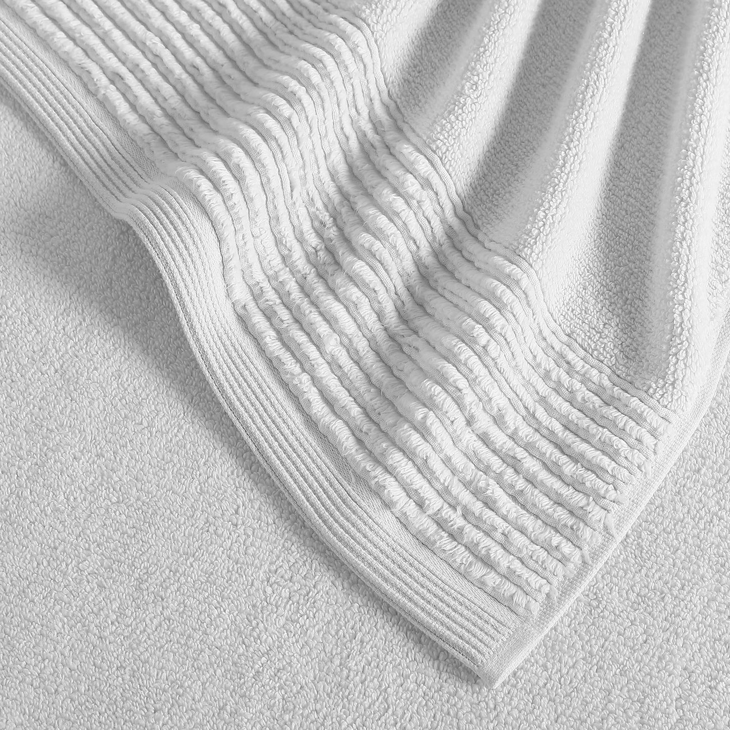 Vera Wang - Bath Towels, Super Soft 100% Cotton Towel Set, Highly Absorbent with a Medium-Weight Plush Feel, Low Linting & Fade Resistant Bathroom…