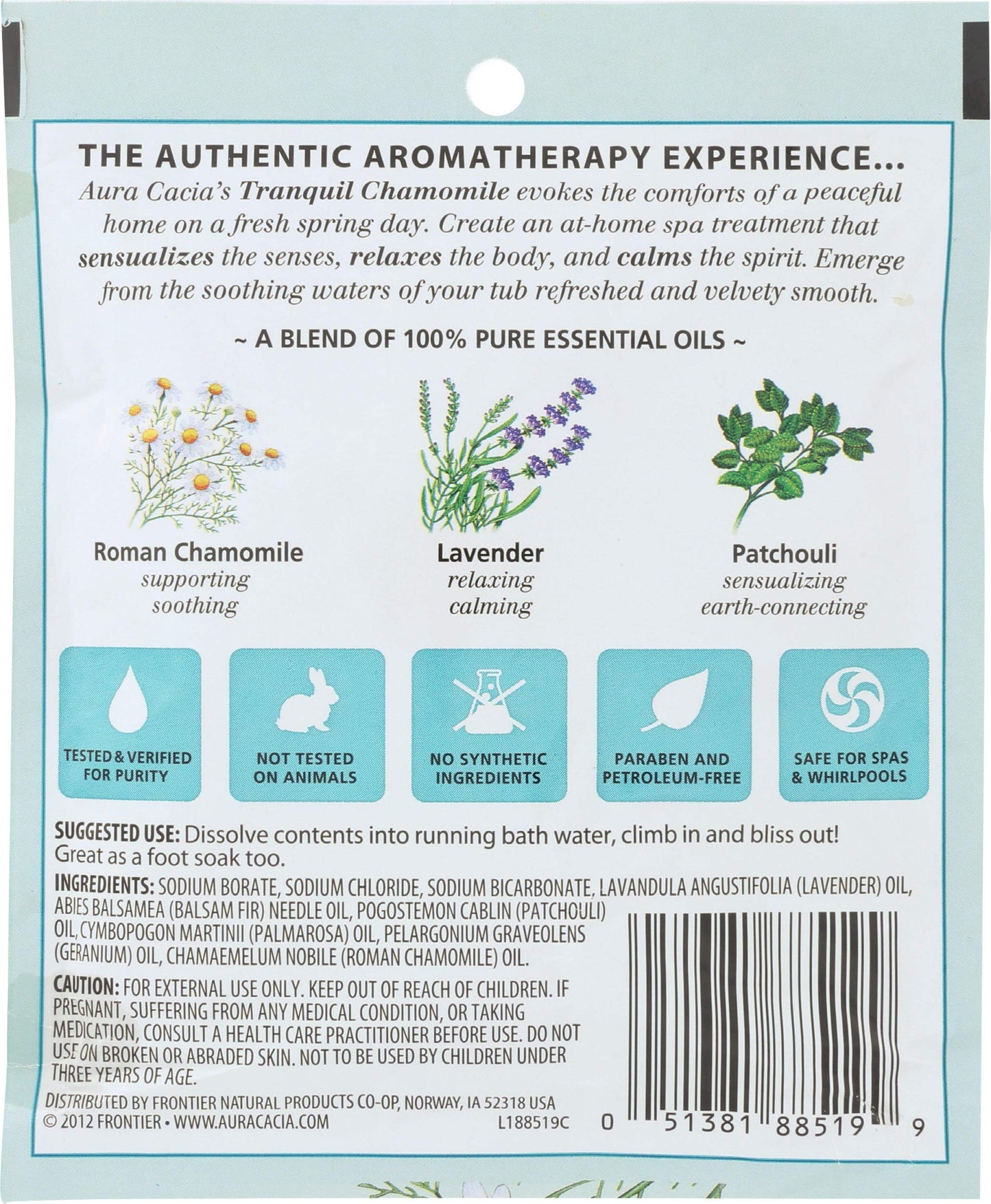 Aura Cacia, Mineral Bath Tranquil Chamomile, 2.5 Ounce Beauty and Personal Care Aura Cacia
