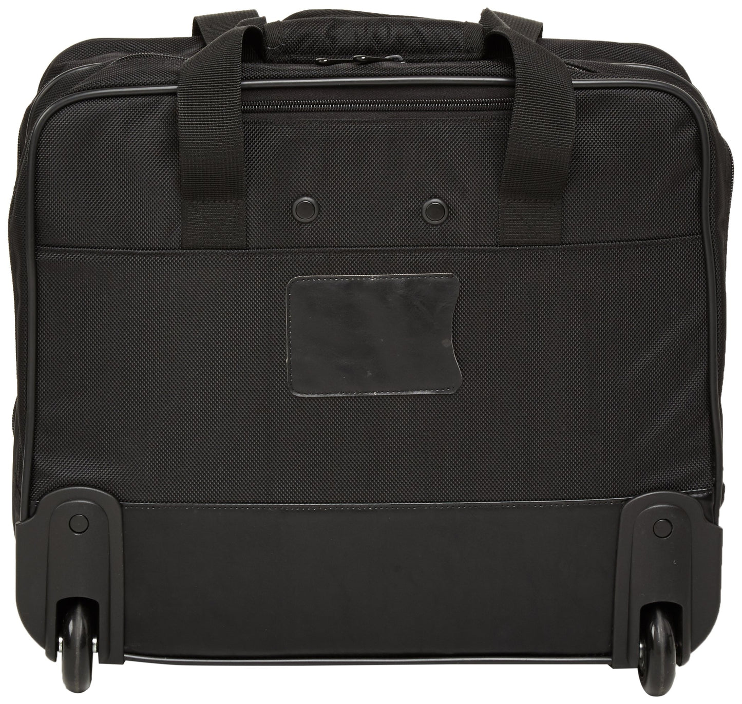 Amazon Basics Rolling Laptop Case, 15.6 in, Black