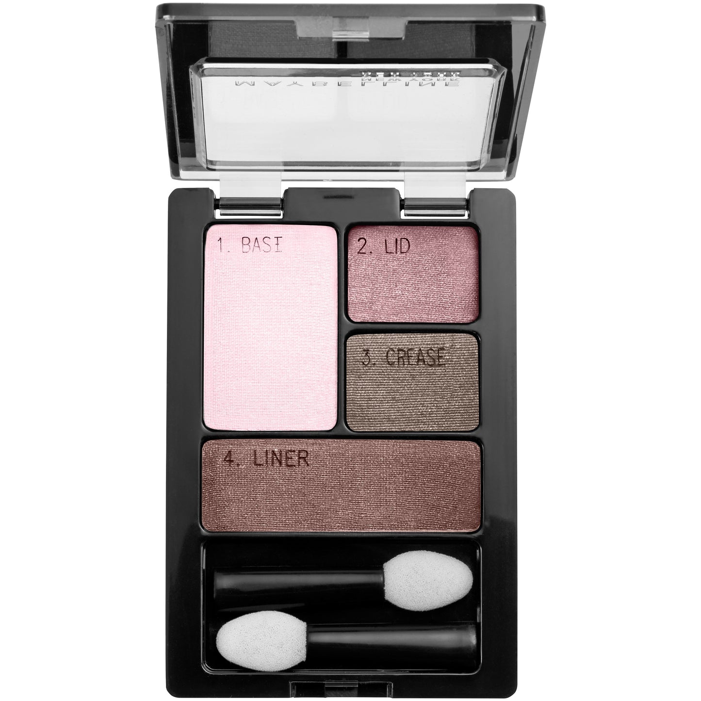 Maybelline New York Expert Wear Eyeshadow Quads, Lavender Smokes, 0.17 oz.