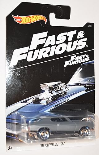 HOT WHEELS 2016 FAST & FURIOUS GRAY '70 CHEVELLE SS 4/8