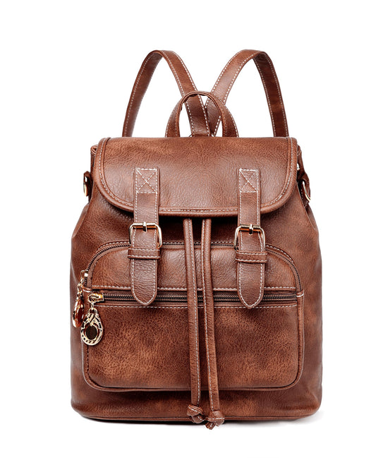 Dora & Liz Mini Backpack Purse for Women Leather Fashion Cute Small Backpacks Lightweight