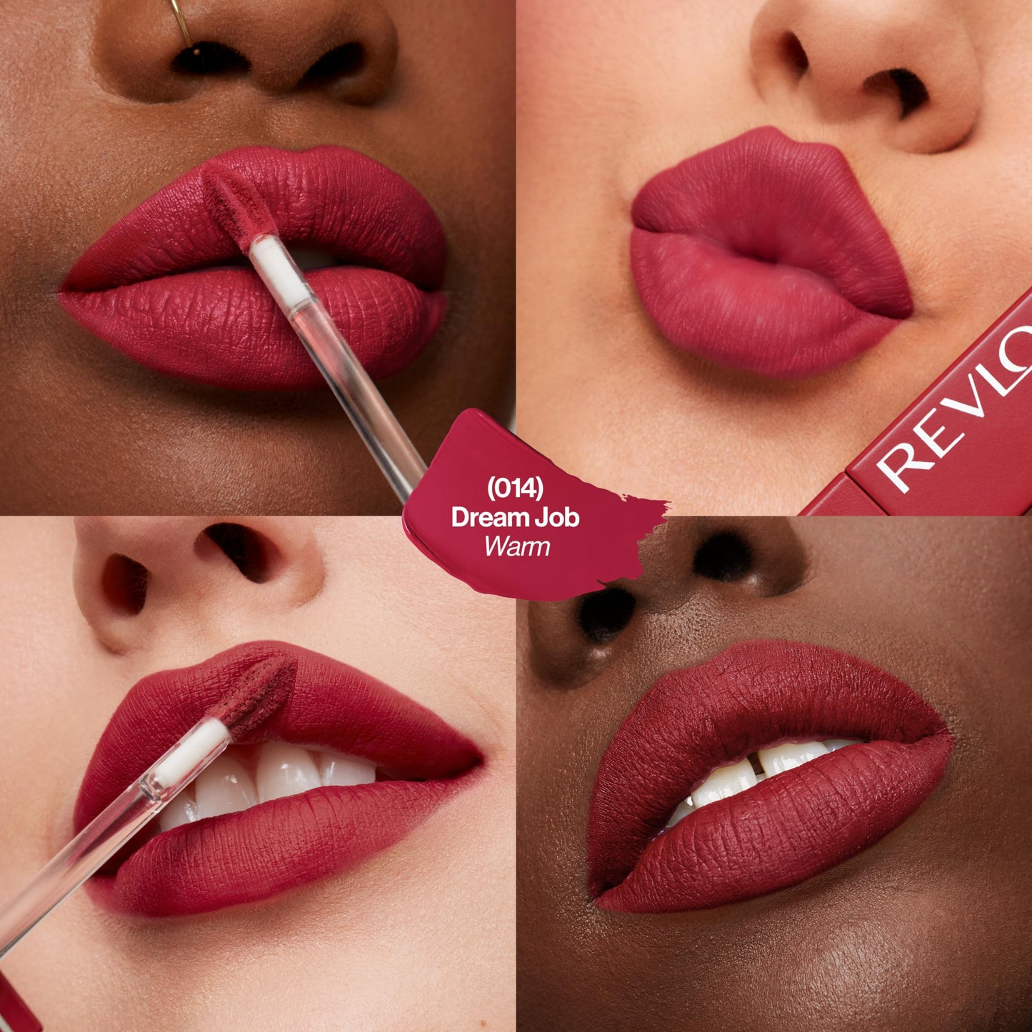 Revlon ColorStay Limitless Matte Liquid Lipstick, Vegan Formula, No-Budge, Longwear Lip Color, Long Lasting, Lightweight/Comfortable, Waterproof, 014