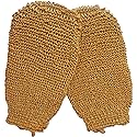 2 Pieces(5.1×9.0 inches) Natural Vegetable Fiber Exfoliating Sisal Bath Spa Shower Scrubber Loofah Rub Glove Mitt Mitten - Great for Your Skin Care