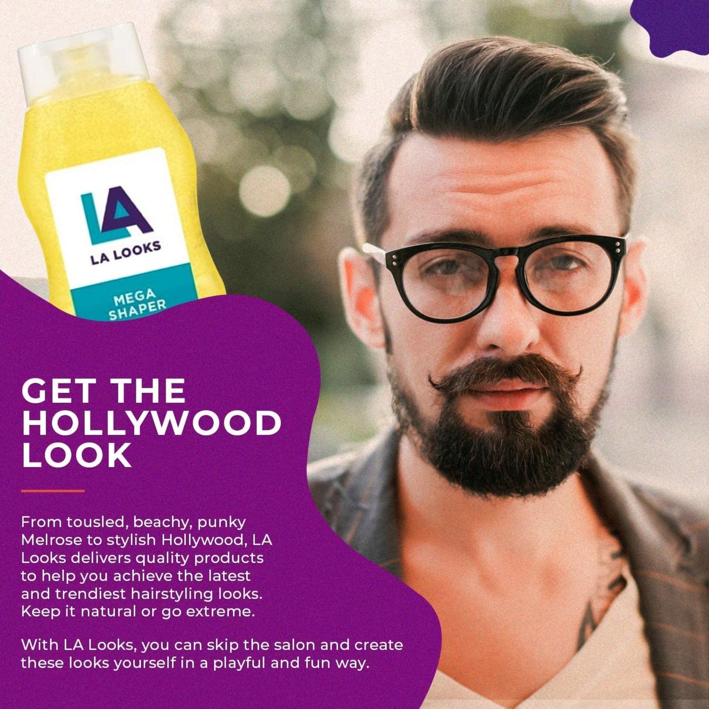 L.A. Looks Styling Gel Mega Mega Hold - 20 oz, Pack of 5