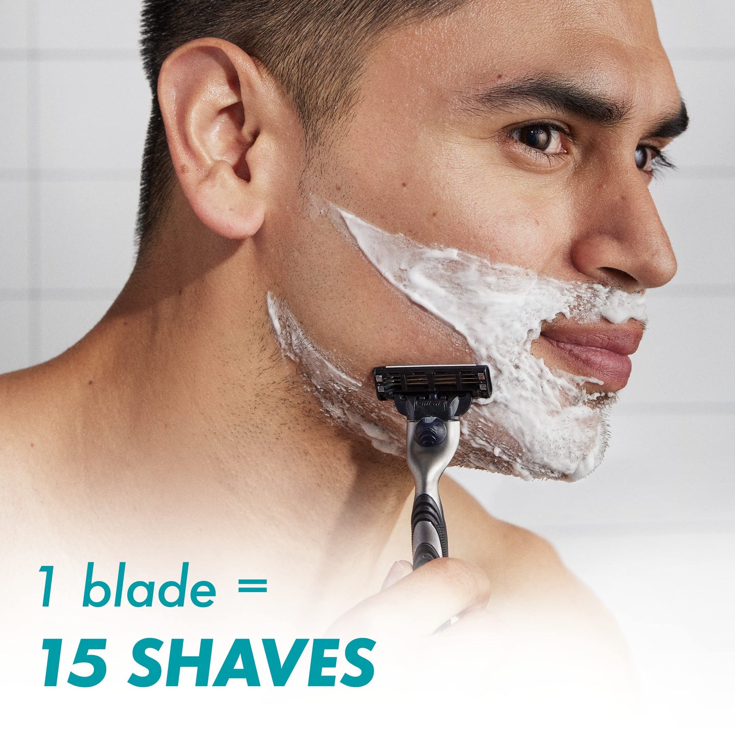 Gillette Mach3 Razor Refills for Men, 4 Razor Blade Refills Beauty and Personal Care Gillette