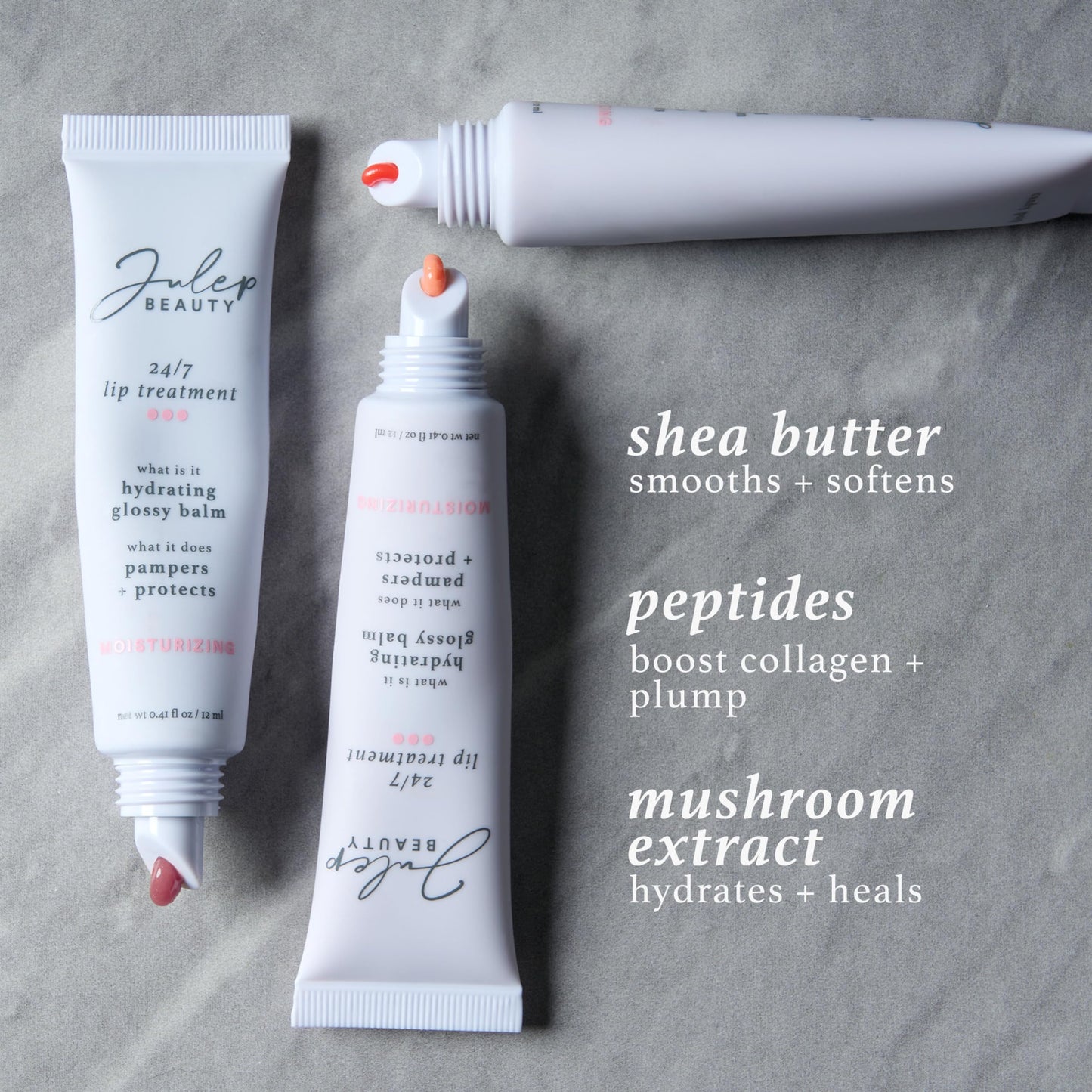Julep 24/7 Lip Treatment - Hydrating & Glossy Lip Balm and Lip Sleeping Mask with Shea Butter - Moisturize, Protect & Soothe - Vegan & Cruelty-Free