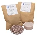 PURE SABAO Moroccan Argan Shampoo and Conditioner Bars - Made in USA, Zero Waste, SLS & Paraben Free (3oz Shampoo, 1oz Conditioner)