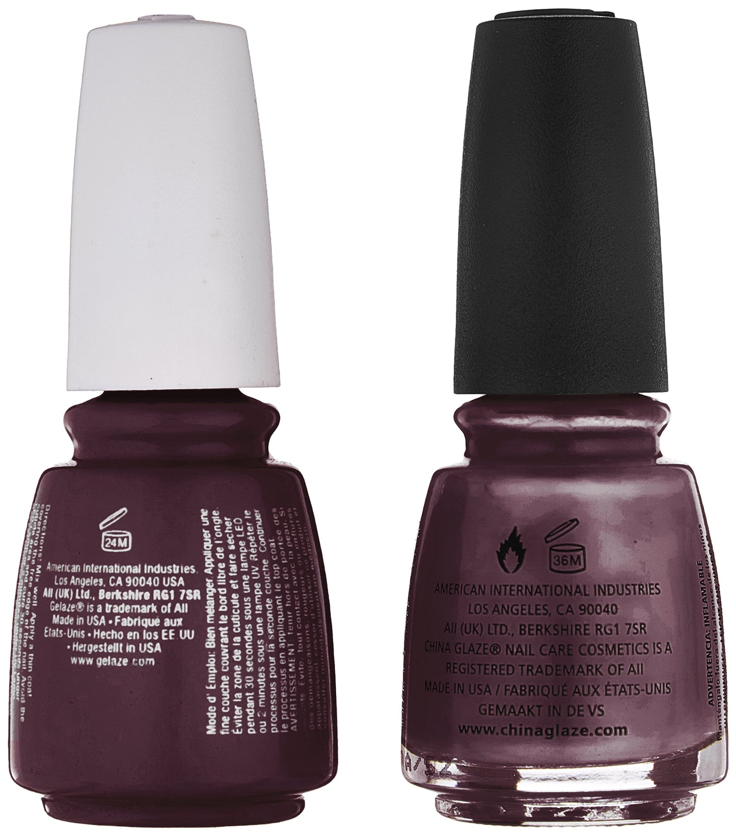 China Glaze Gelaze Tips and Toes Nail Polish, Evening Seduction, 2 Count Beauty & Personal Care China Glaze