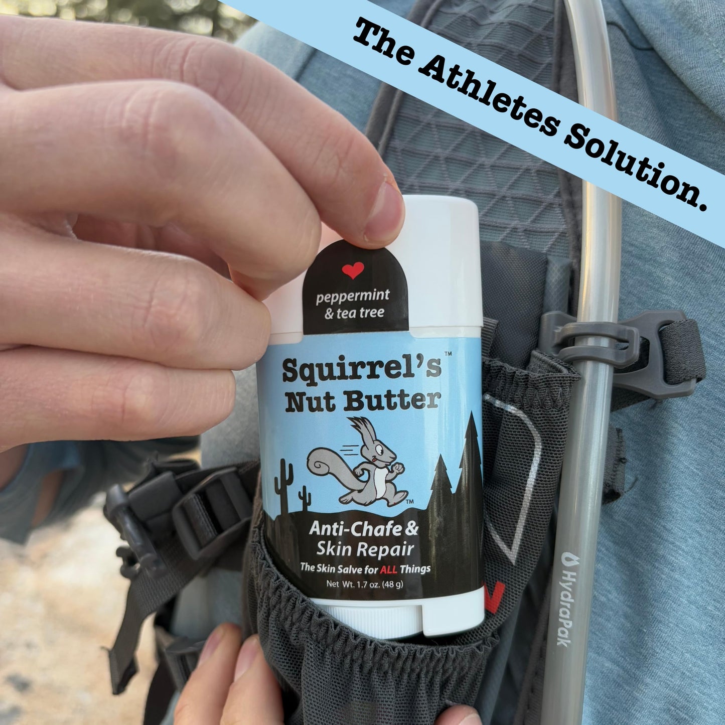 Squirrel's Nut Butter Anti Chafe Stick w/Peppermint & Tea Tree | All Natural Chafe Prevention & Skin Care for Athletes, Runners & Adventurers | Beauty and Personal Care Squirrel's Nut Butter