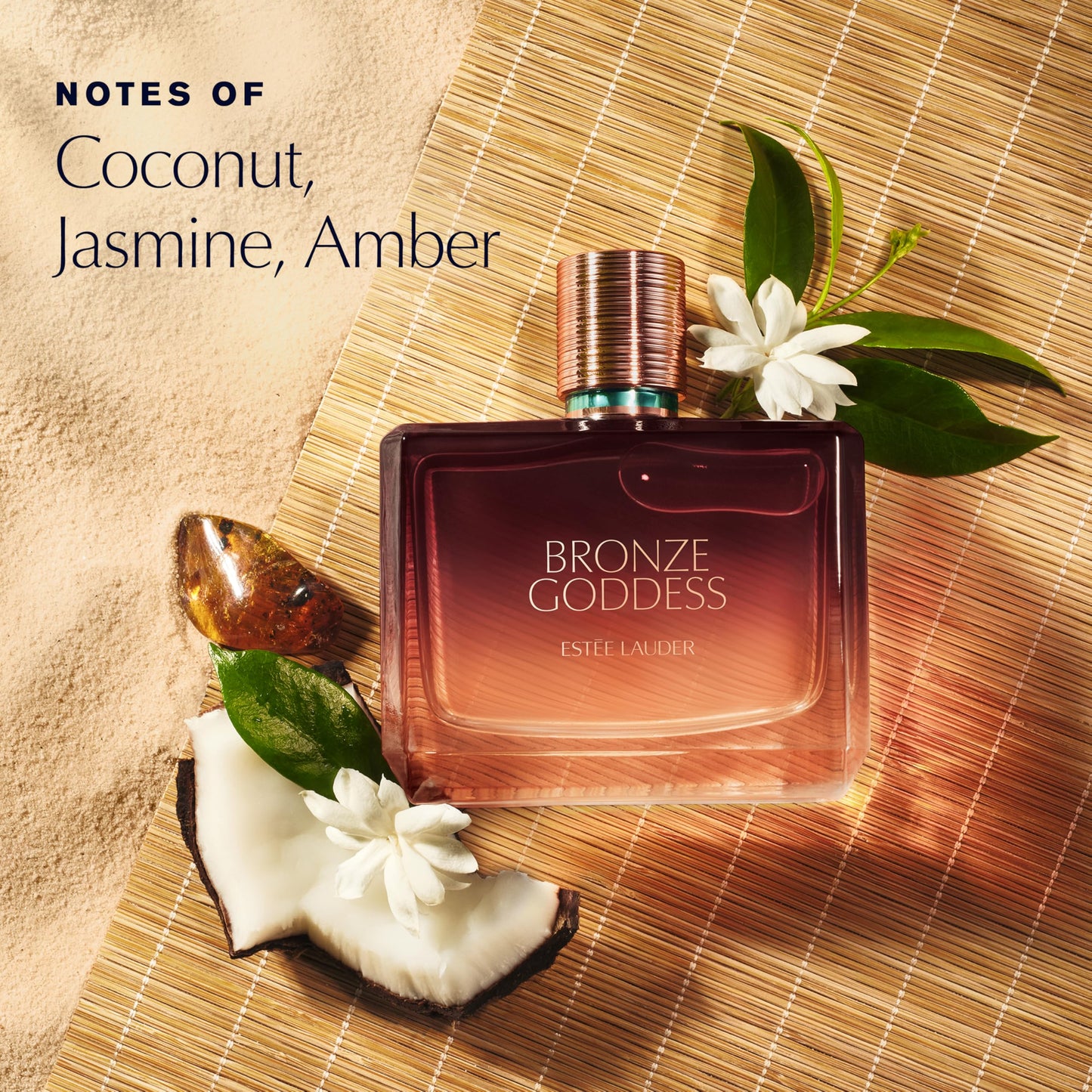Estée Lauder Bronze Goddess Eau de Parfum Spray with Notes of Tiare Flower, Coconut, Amber, Sandalwood and Vanilla | Perfumes for Women, 1.7 Fl Oz