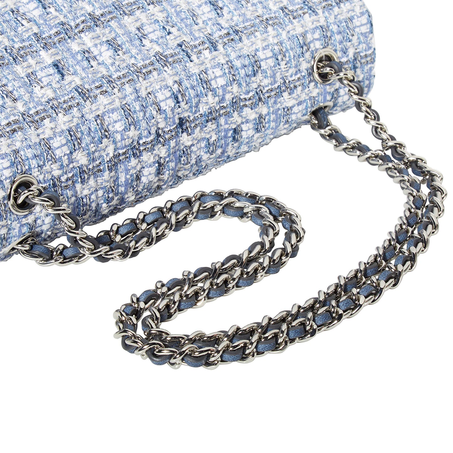 KARL LAGERFELD Paris Women's Handbags Shoulder, Blue Multi, One Size