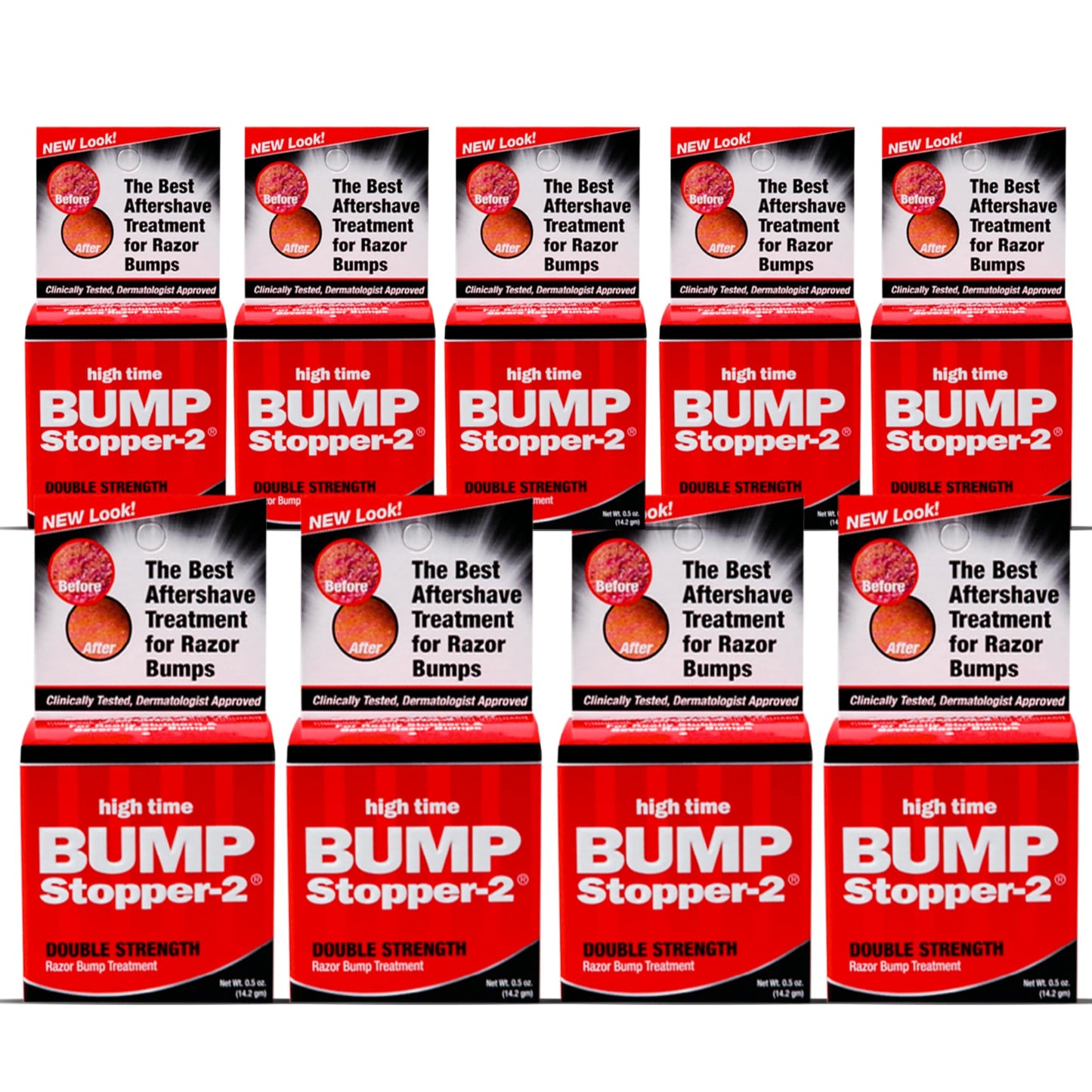 Bump Stopper 2 Double Strength Razor Bump Treatment | Formulated to Relieve Razor Burn | Eliminates Ingrown Hairs | Aftershave for Men - 0.5 OZ (9