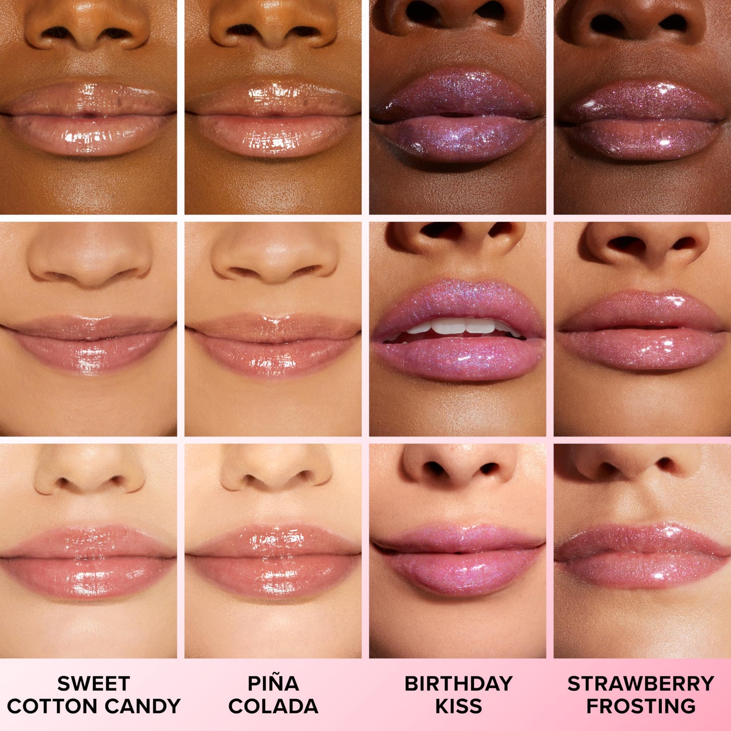 Too Faced Kissing Jelly Lip Oil + Gloss | Hydrating Lip Serum Treatment with Jojoba Oil for Instant Moisture and Glossy Shine, 0.15 Fl Oz, Raspberry