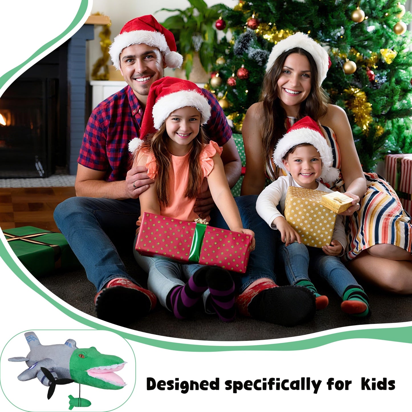 HGDFEOC Italian Brainrot Plush,Funny Bombardino Crocodilo Plush Stuffed Figure Pillow Room Decor for Video Game Fans