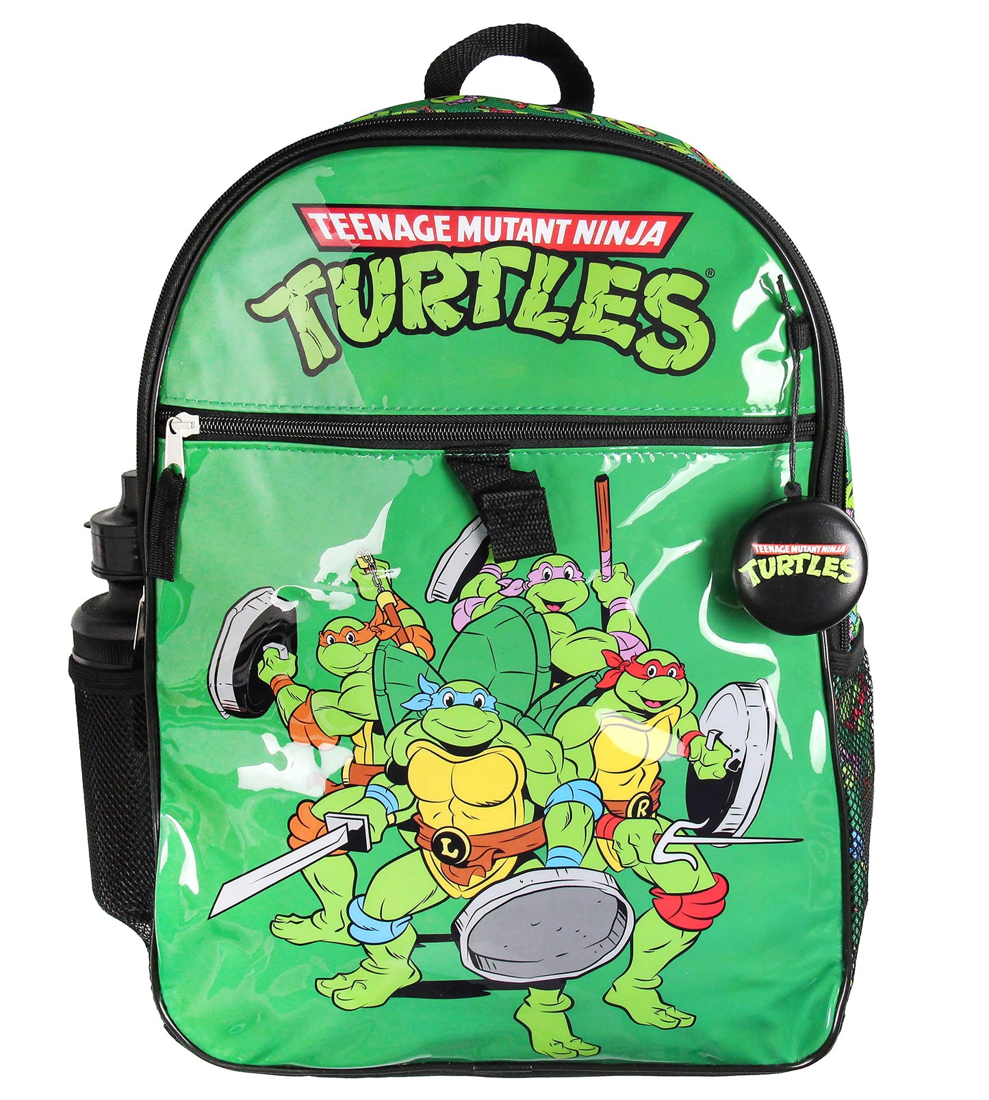 INTIMO Nickelodeon Teenage Mutant Ninja Turtles Team Leonardo Raphael Donatello Michelangelo 5 PC Backpack Lunch box Water Bottle