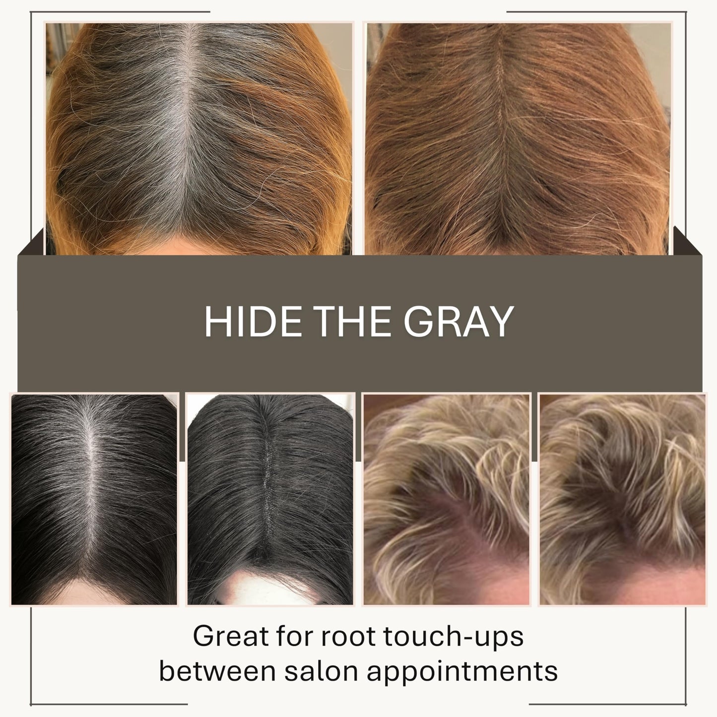 Joan Rivers Great Hair Day Root Touch Up Powder - Fill-in Powder for Thicker, Fuller Looking Hair (Red)